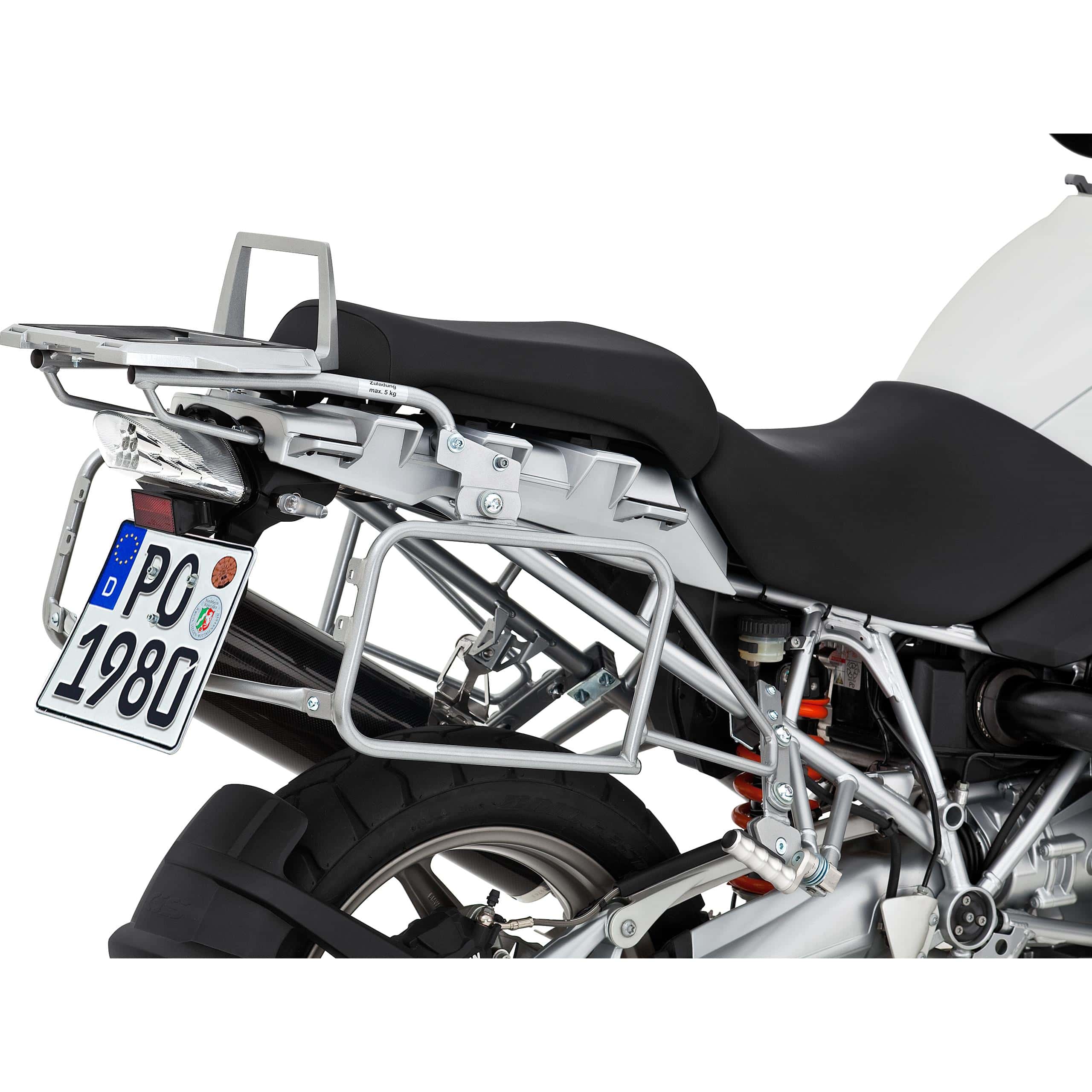Hepco & Becker Seitenkofferträger Lock-it silber für R 1200 GS 2004-2007 - Motorradzubehör - Motorradgepäck