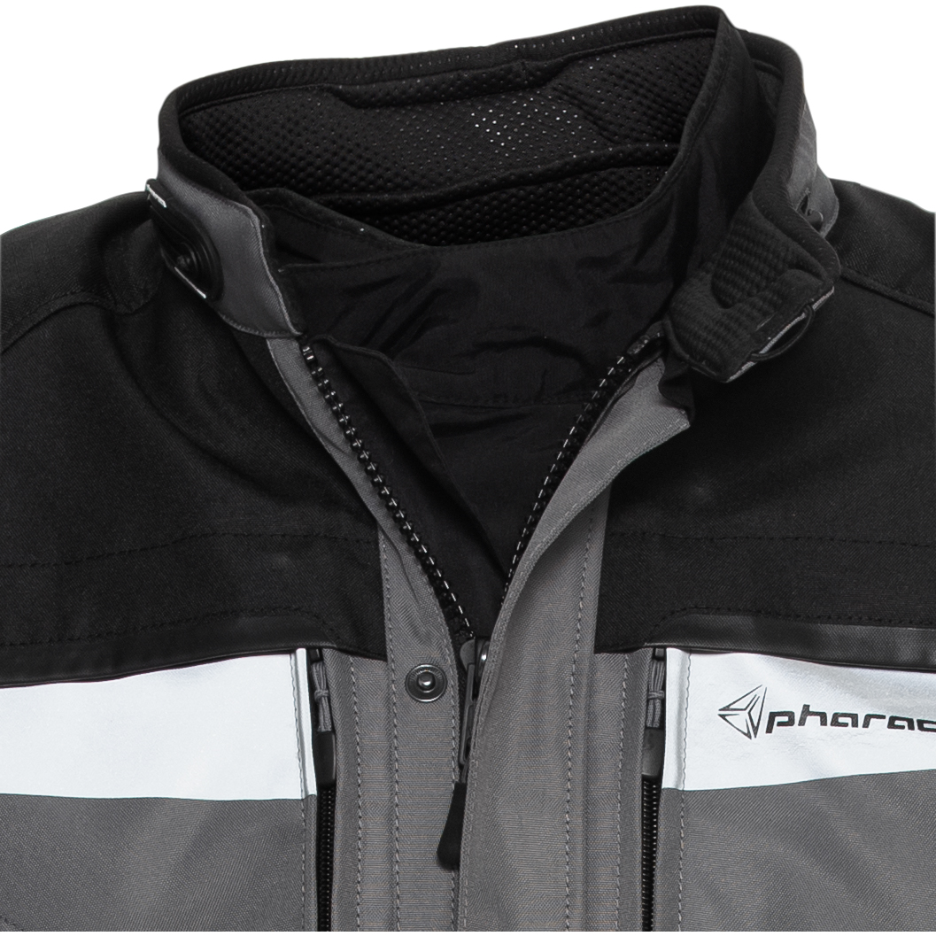 Pharao-Tura WP Adv. Textil-/Lederjacke grau/schwarz XL-2019351999010011