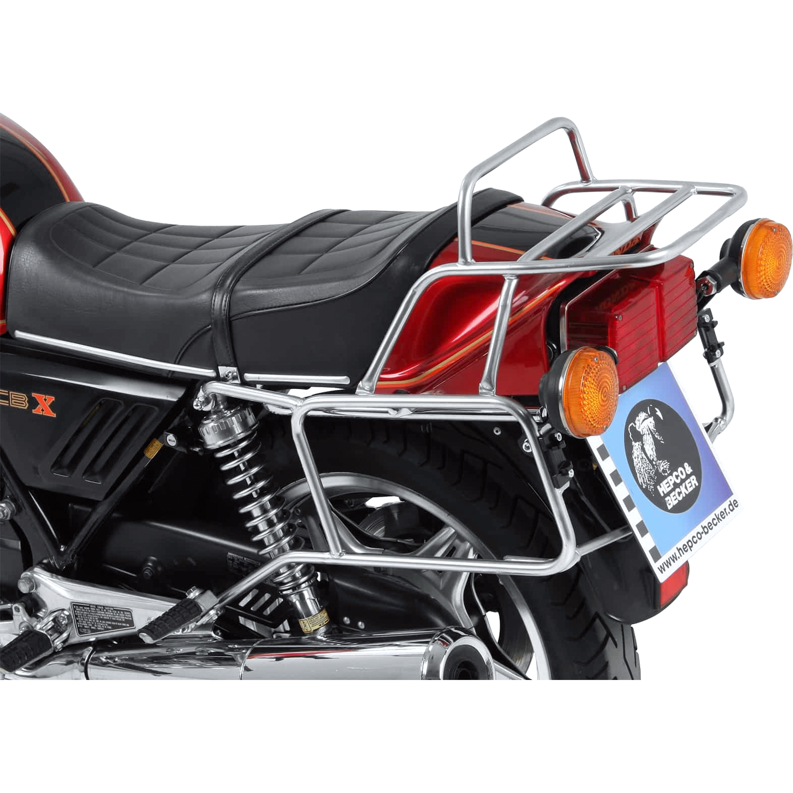 Hepco & Becker Komplett-Kofferträger chrom für Honda CBX 1000 CB1 1978-1980 - Motorradzubehör - Motorradgepäck