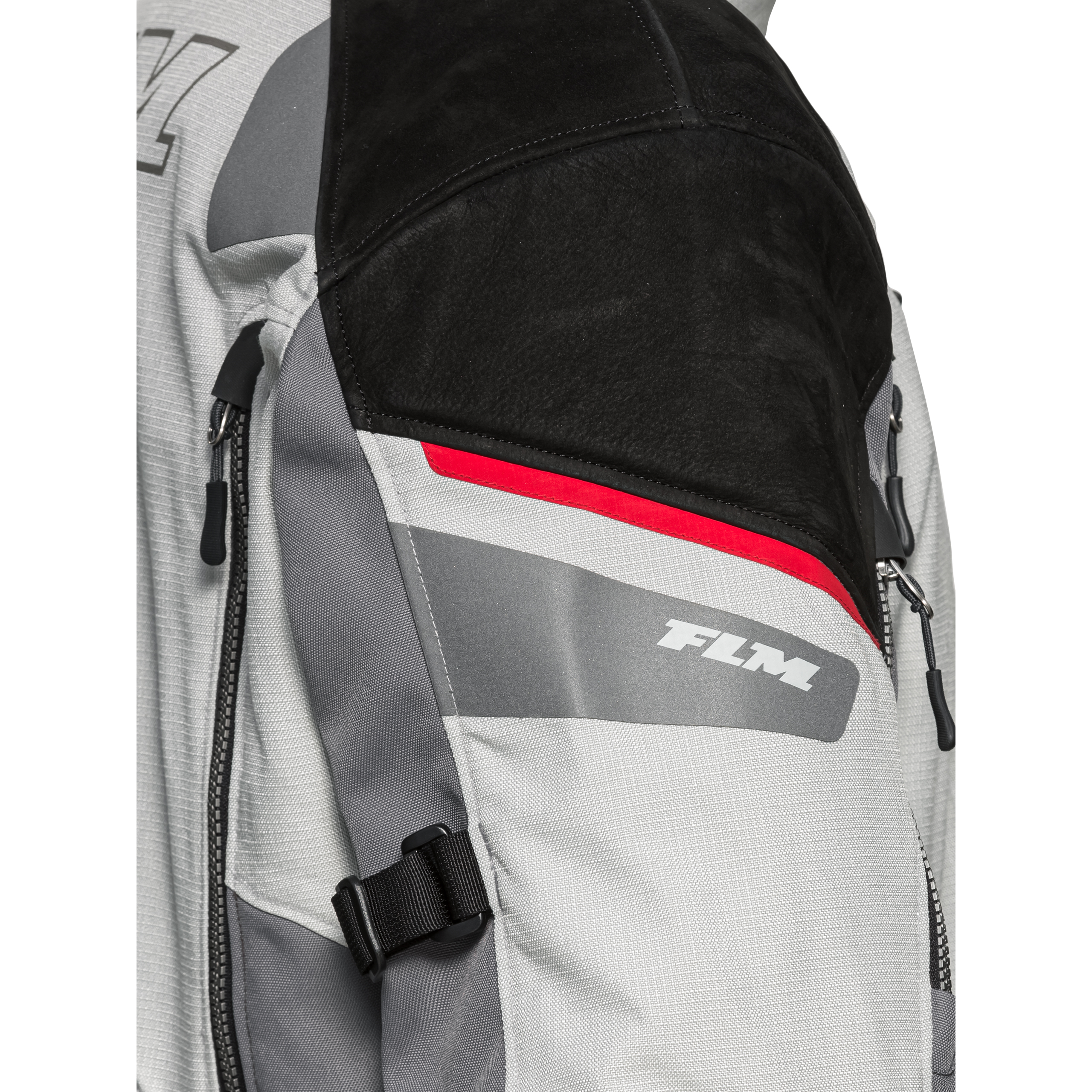 FLM-Touren Leder-/Textiljacke 4.0 grau 4XL-2012741999007014