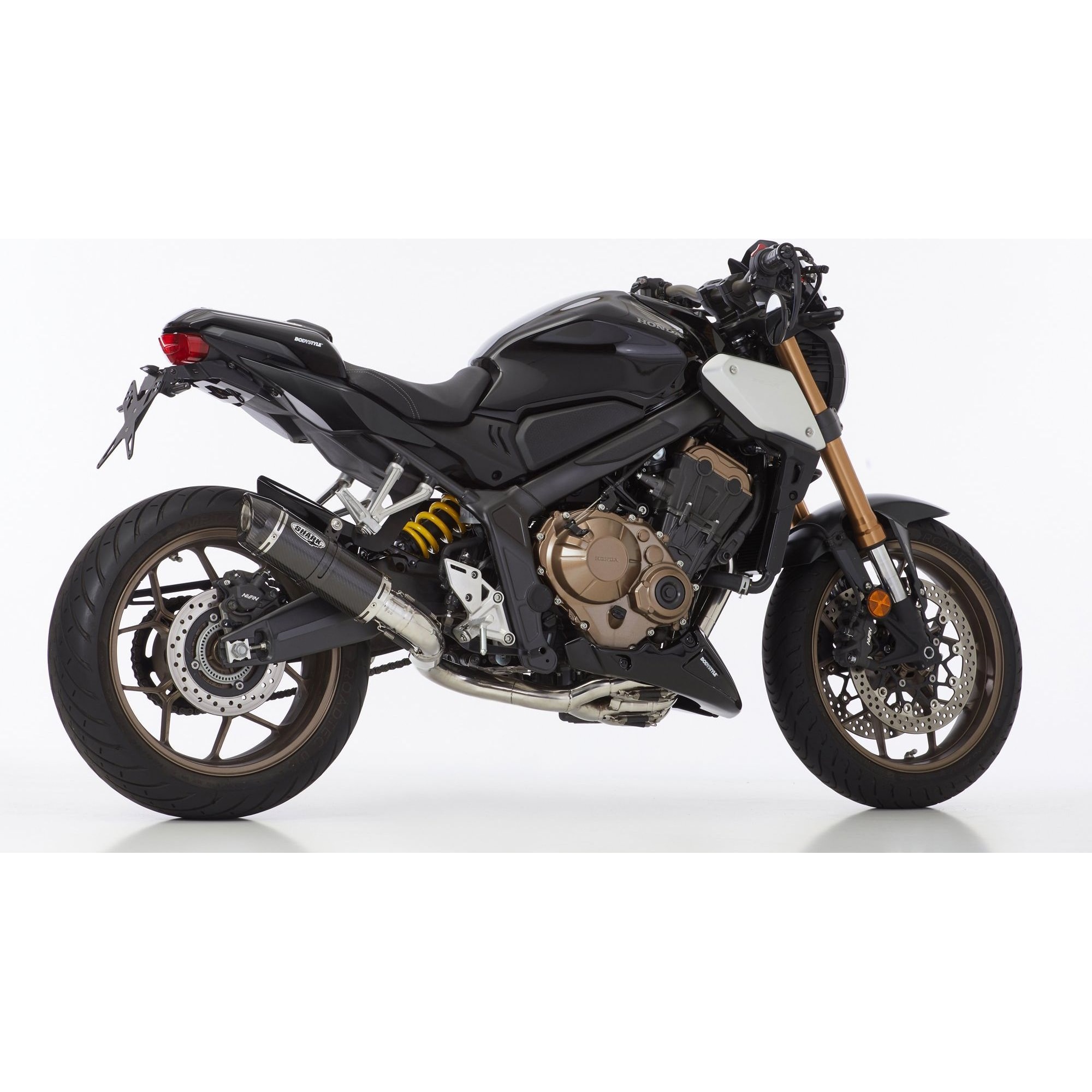 Shark exhaust Auspuff Street GP 4-1 Carbon für Honda CB/CBR 650 R 2024- - Motorradteile & Ersatzteile - Auspuff