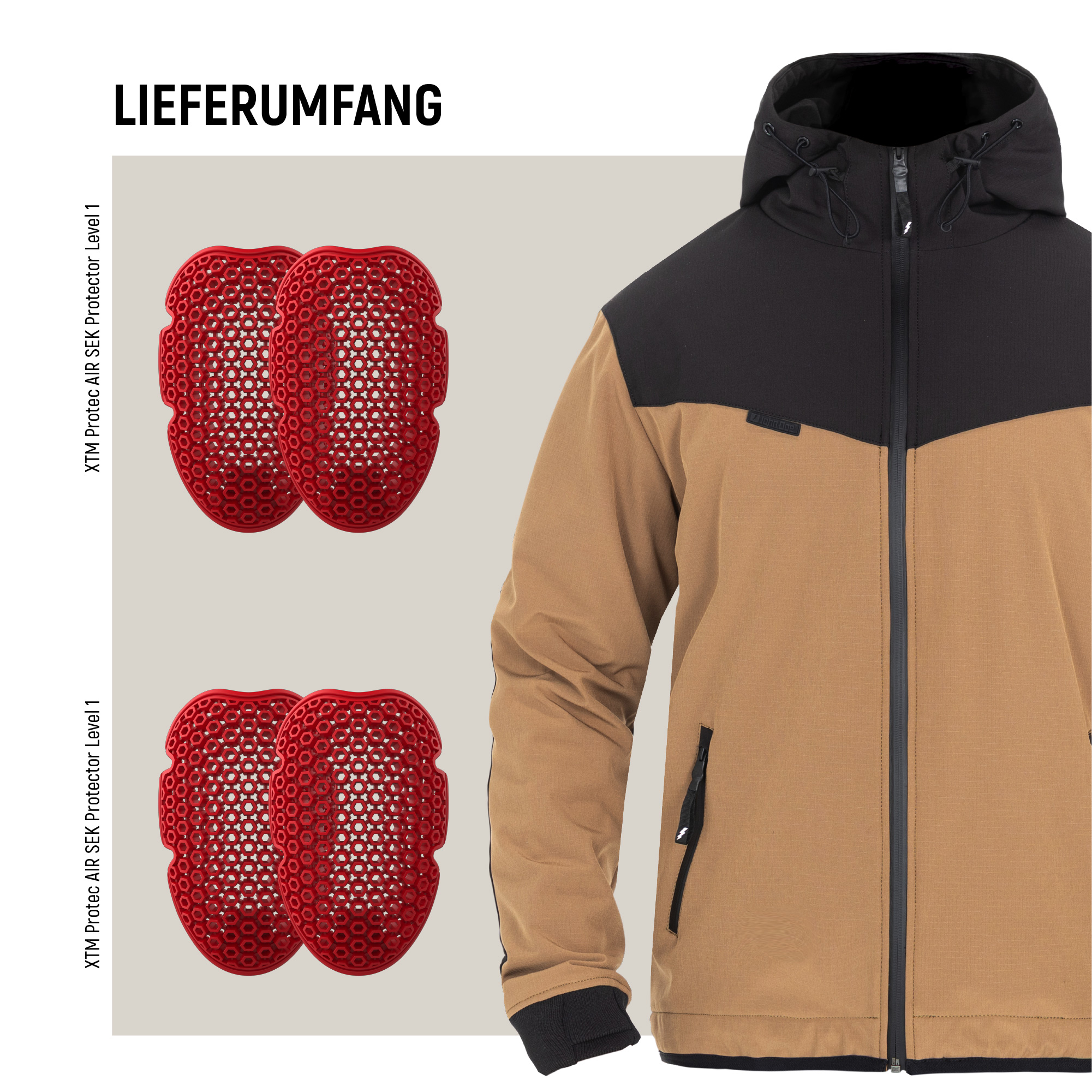 John Doe-XTM Softshell Rip-Stop Hoodie V3-0001678005126012