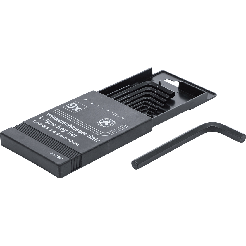 BGS-Winkelschlüssel-Satz Innensechskant 1,5-10 mm 9-teilig-0019251098000030