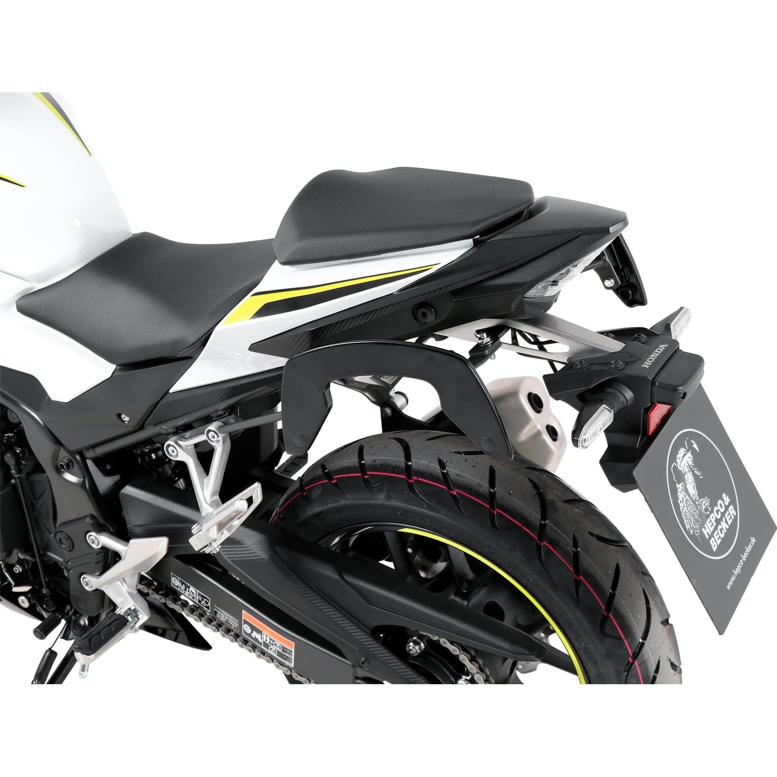 Hepco & Becker Seitentaschenhalter C-Bow anthrazit für CBR 500 R 2019-2023 - Motorradzubehör - Motorradgepäck