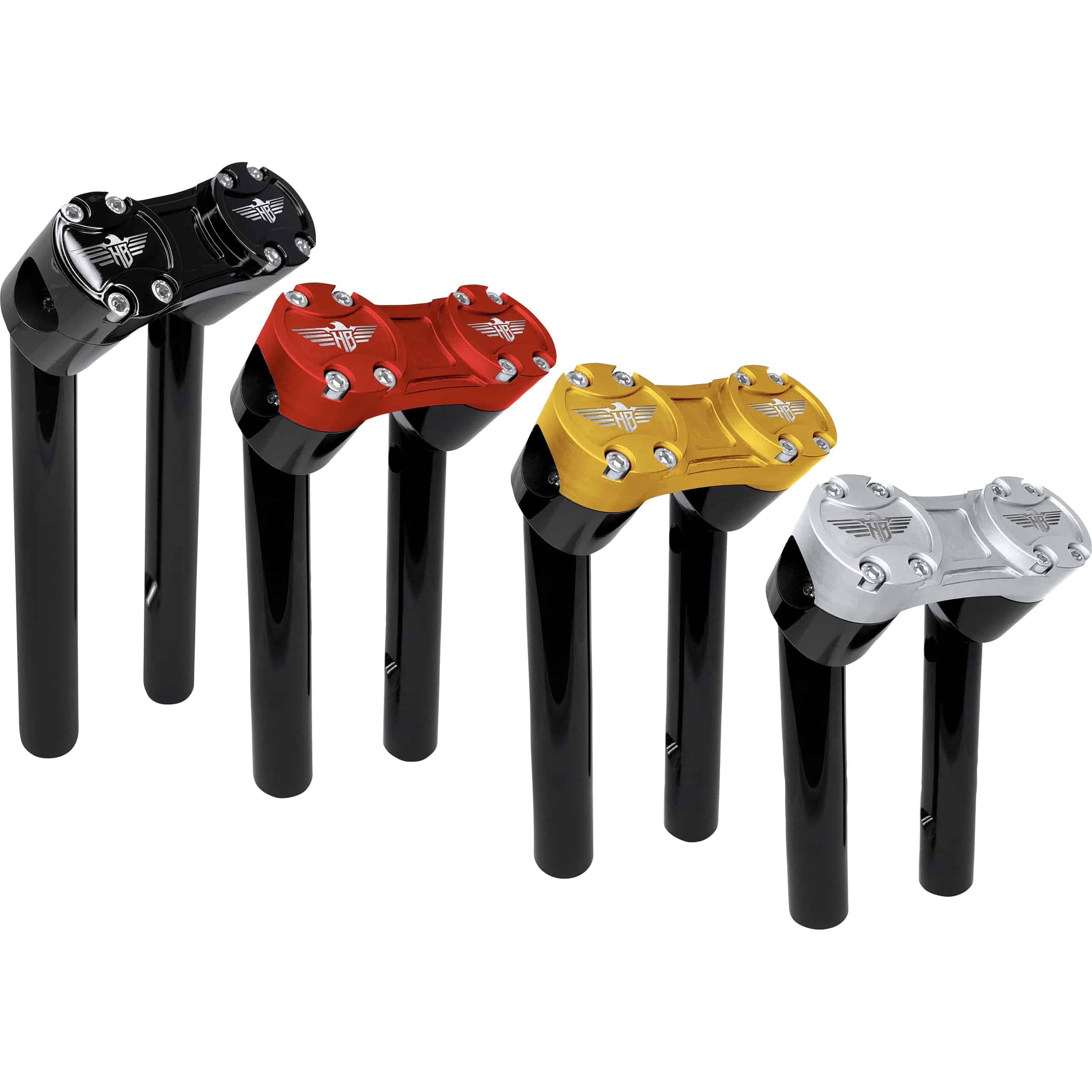 HeinzBikes-Clubstyle Pullback Risers für 31,75mm/1,25" Lenker-5742381083999180