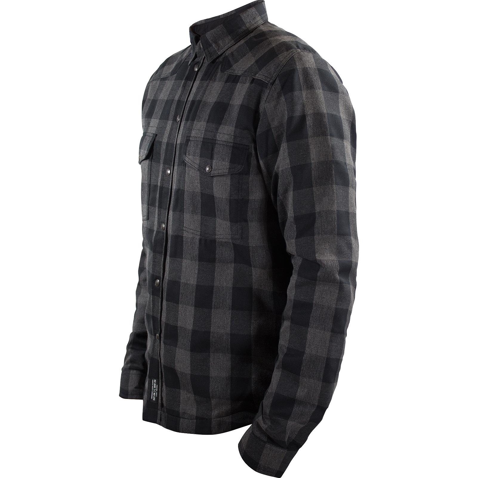 John Doe-Lumberjack Motoshirt Jacke grau/schwarz XXL-2011921999007012