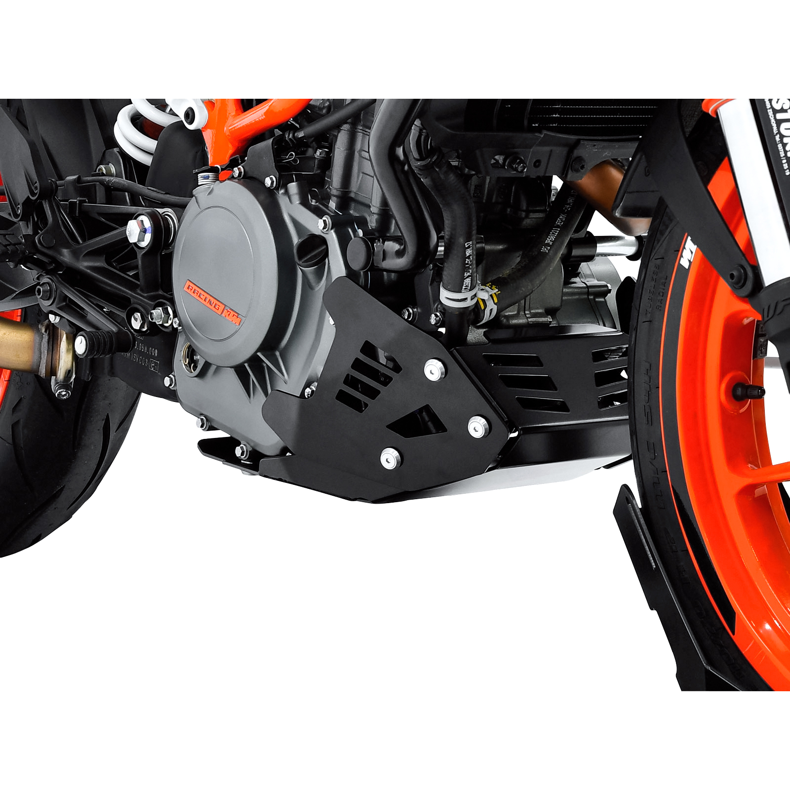 Zieger Motorschutz Alu schwarz für KTM Duke 390 2017- - Motorradteile & Ersatzteile - Verkleidungen & Abdeckungen