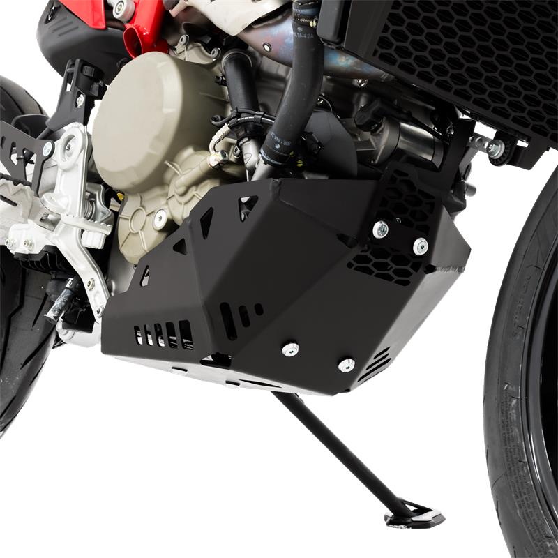 Zieger Motorschutz Alu schwarz für Ducati 698 Hypermotard - Motorradteile & Ersatzteile - Verkleidungen & Abdeckungen
