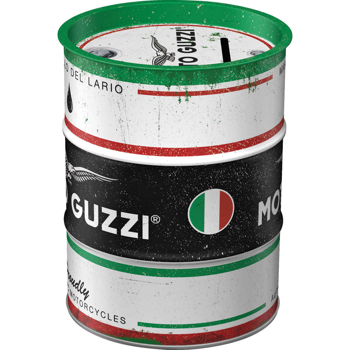 Nostalgic-Art-Spardose Ölfass "Moto Guzzi - Italian Motorcycle Oil"-5741001222010110