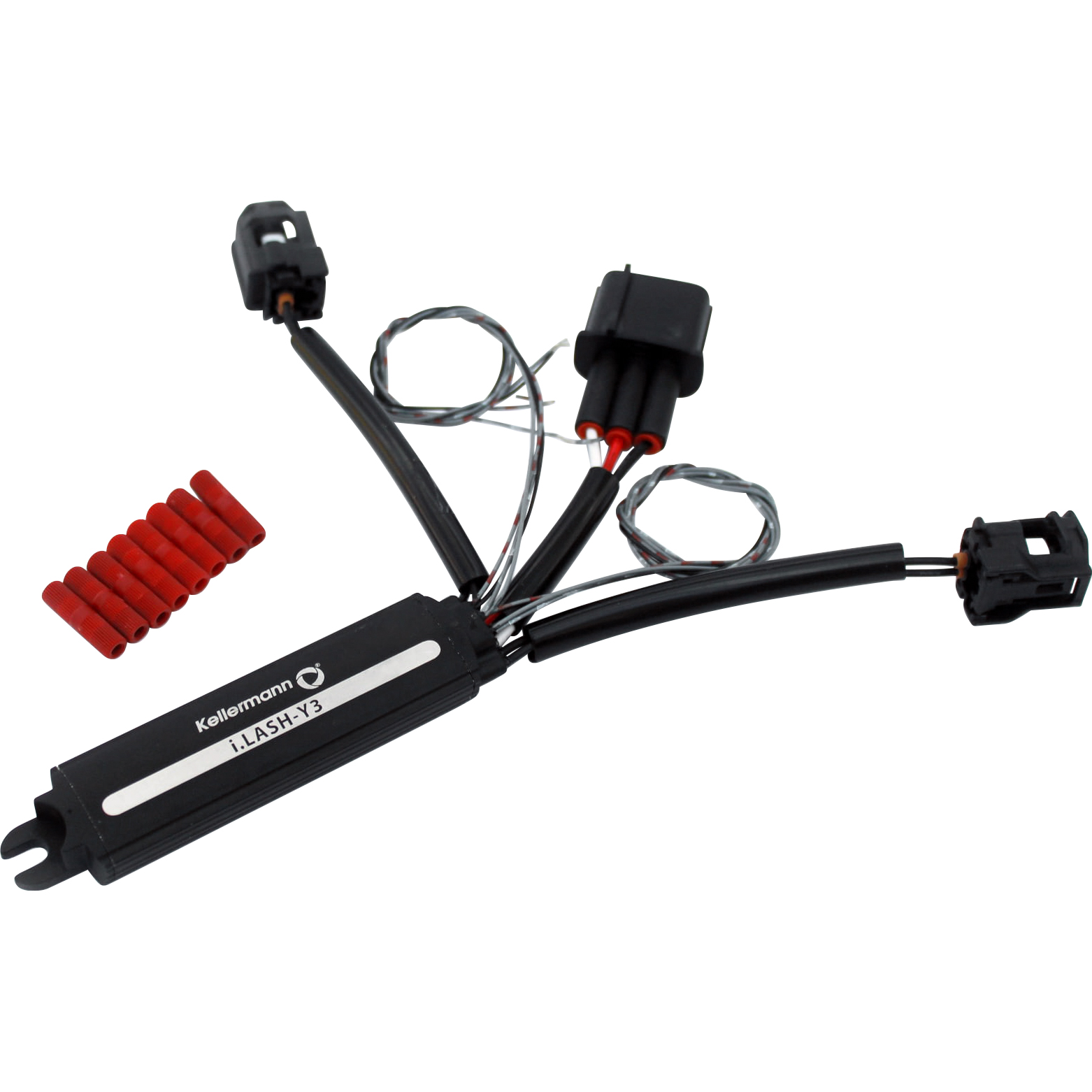 Kellermann Anschlusskabel mit Elektronik für LED Blinker i.LASH Y3 3-1 - Motorradteile & Ersatzteile - Beleuchtung