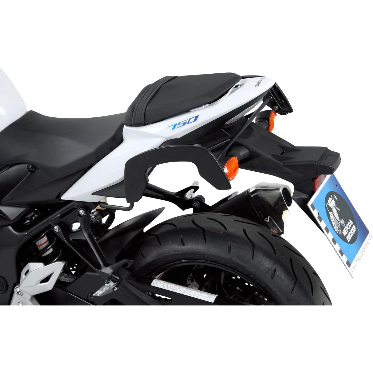 Hepco & Becker C-Bow Seitentaschenhalter schwarz für Suzuki GSR 750 - Motorradzubehör - Motorradgepäck