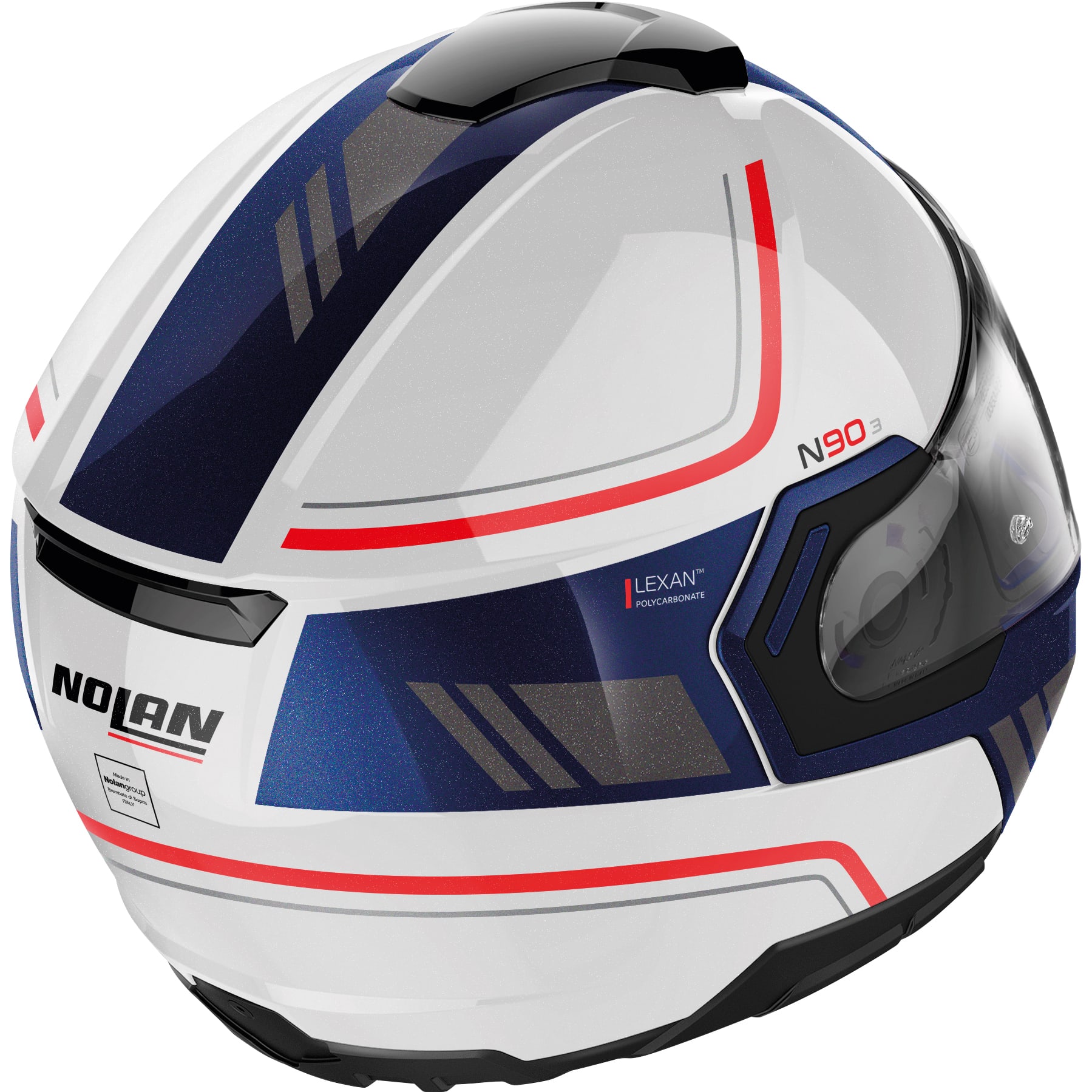 Nolan-N90-3 n-com Voyager Red/White/Blue #20 L-4701201999035010