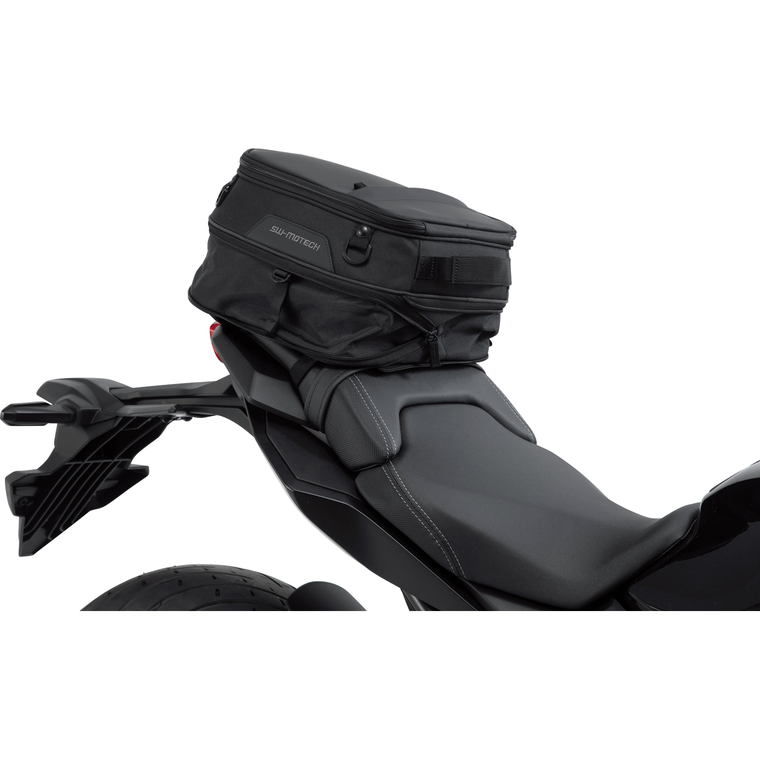 SW-MOTECH Hecktasche ION S 7-15 Liter Stauraum schwarz - Motorradzubehör - Motorradgepäck