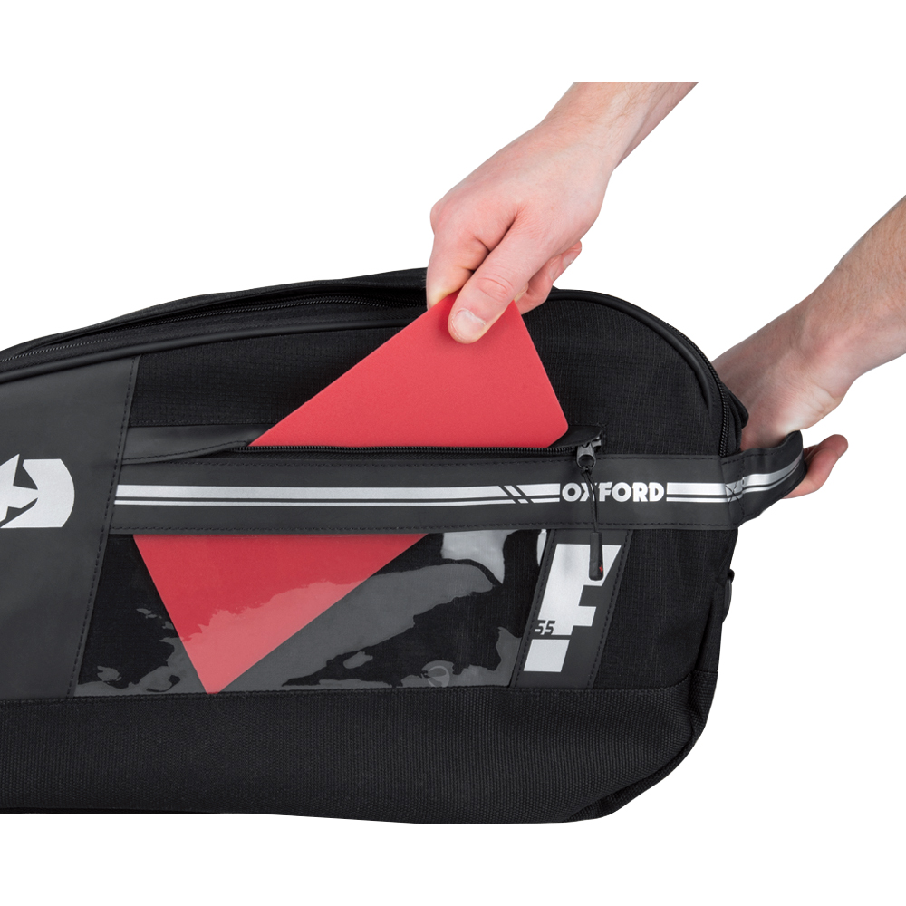 Oxford-Satteltaschenpaar F1 Small 45 Liter schwarz-5745191199000040