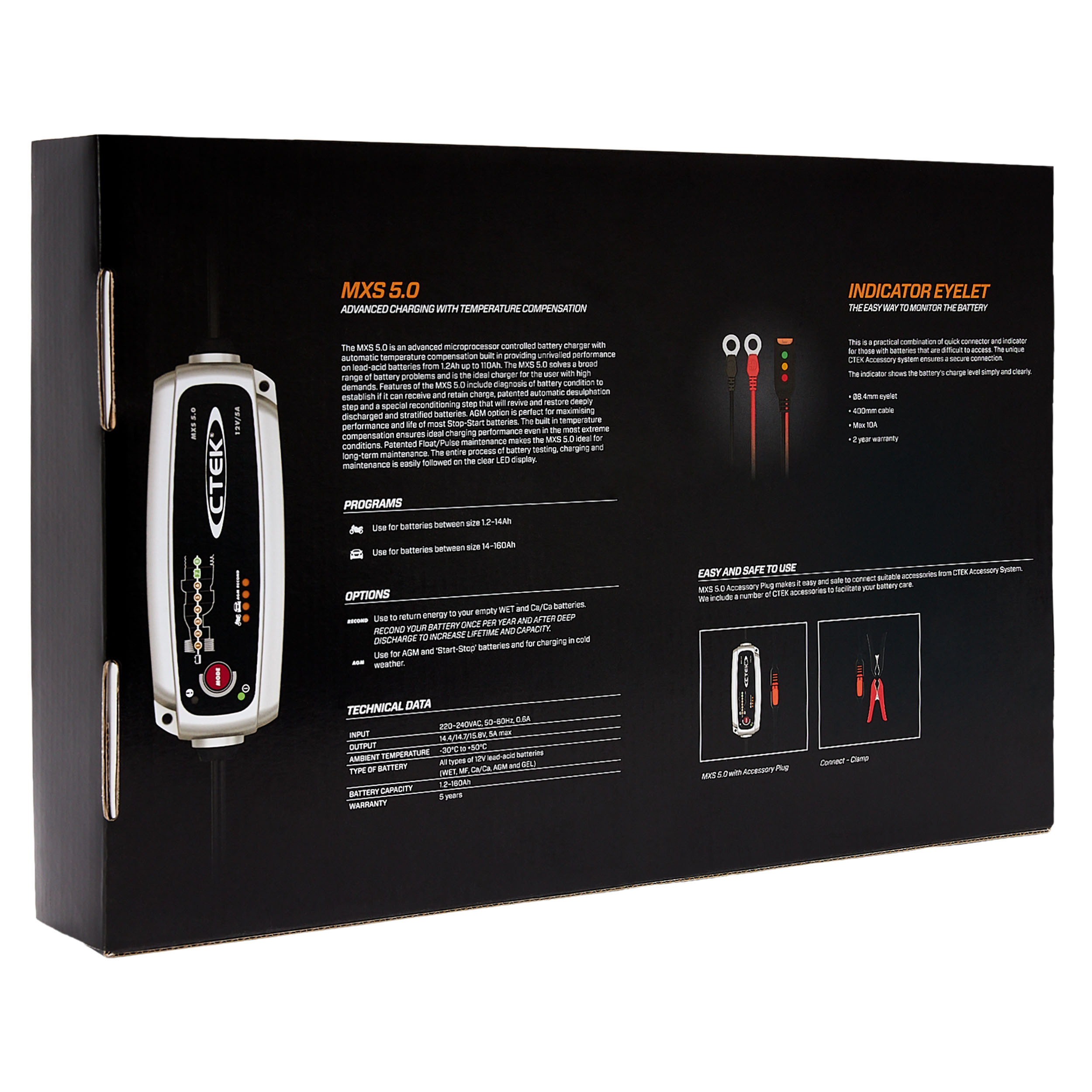 CTEK-MXS 5.0 Power Kit-0001491184000000