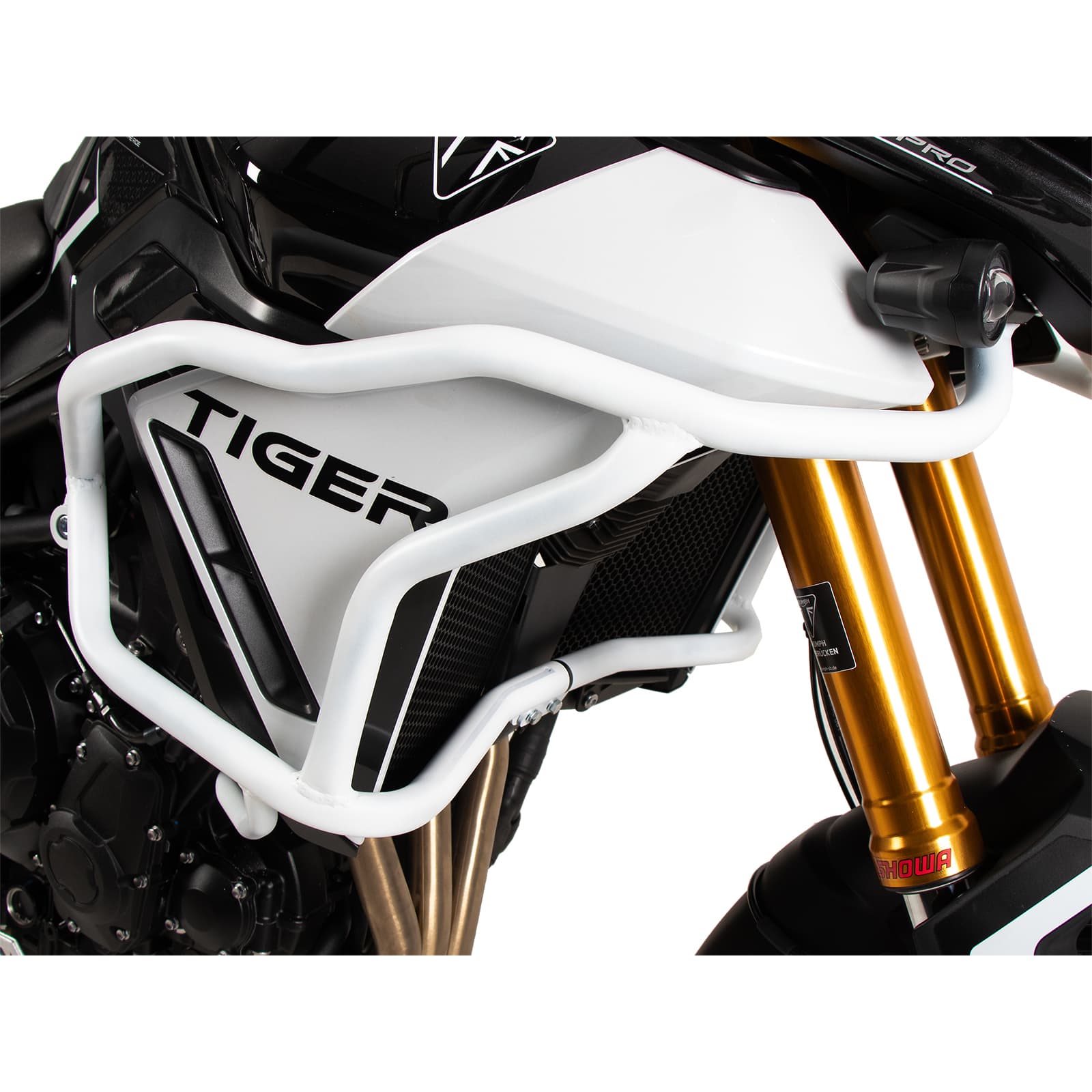 Hepco & Becker Sturzbügel Tank solid weiß für Tiger 900 GT /Pro 2024- - Motorradteile & Ersatzteile - Anbauteile