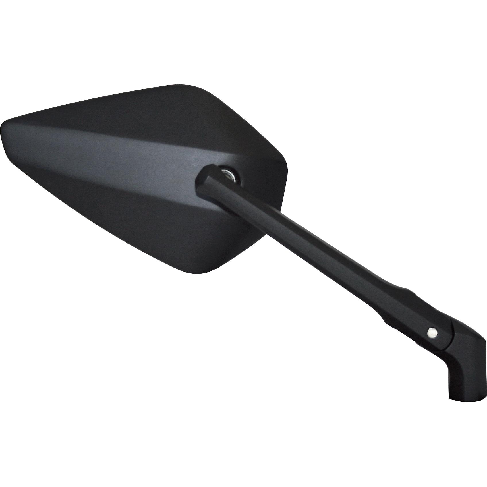 Highsider Lenkerspiegelpaar M10x1,25R+L Columbia 2 Alu schwarz - Motorradteile & Ersatzteile - Motorradspiegel