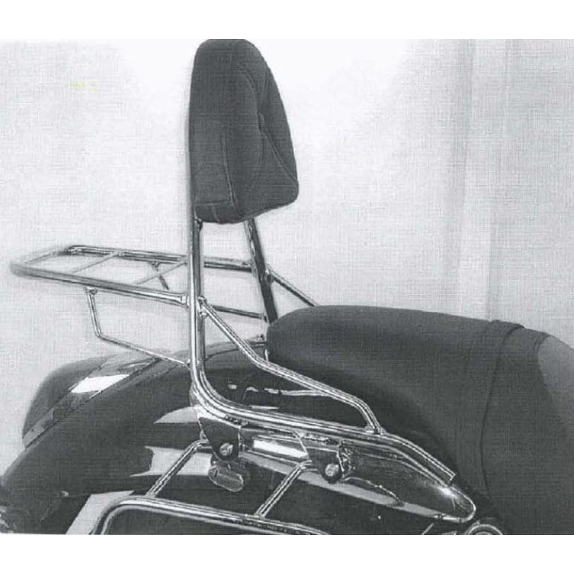 Hepco & Becker Sissybar mit Gepäckträger chrom für VZ/M 1600 Marauder/Intru - Motorradteile & Ersatzteile - Anbauteile