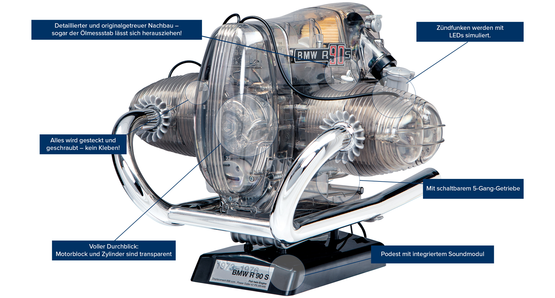 Franzis-BMW R 90 S Boxermotor-5734091224999100