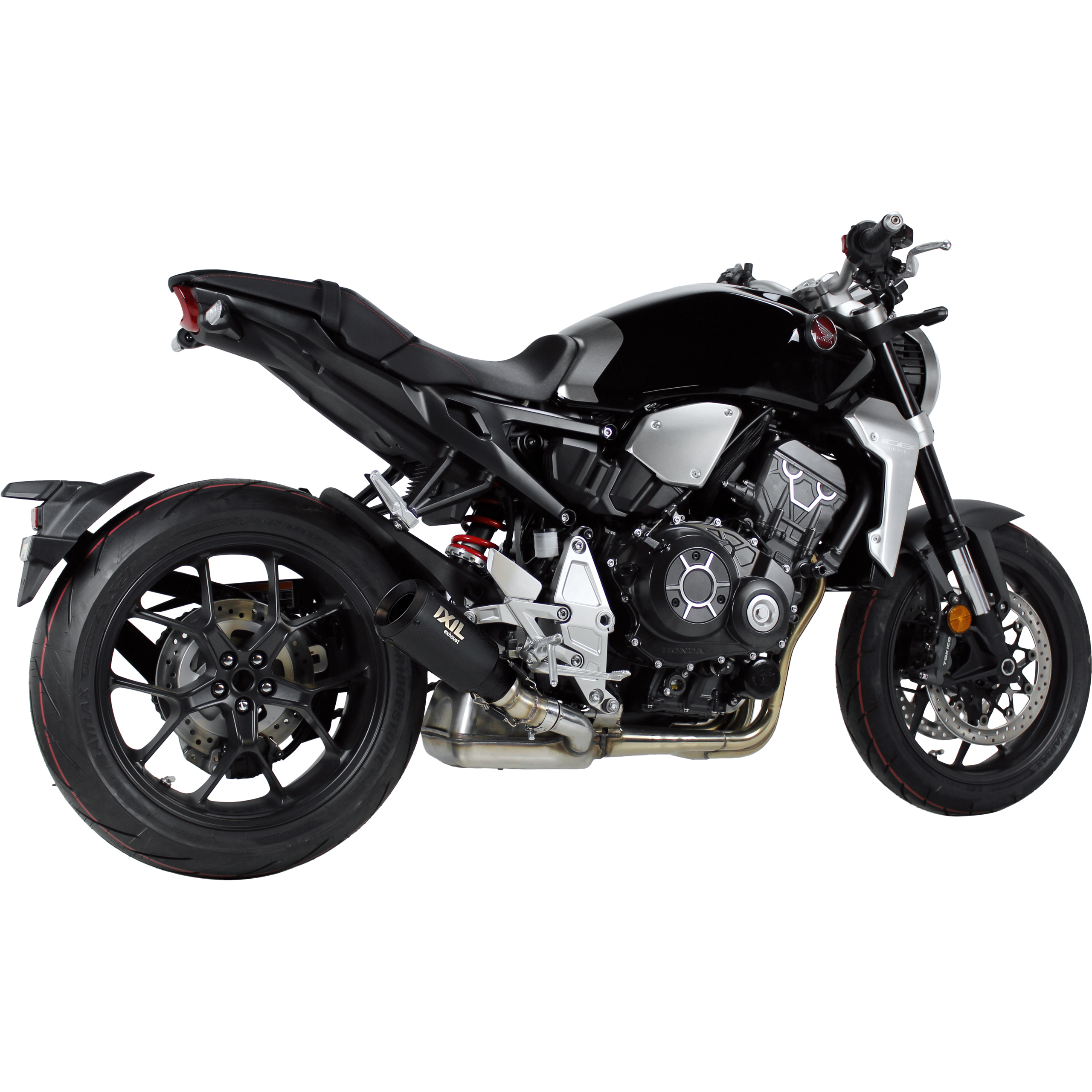 IXIL RB Auspuff schwarz slip-on für Honda CB 1000 R 2018- - Motorradteile & Ersatzteile - Auspuff