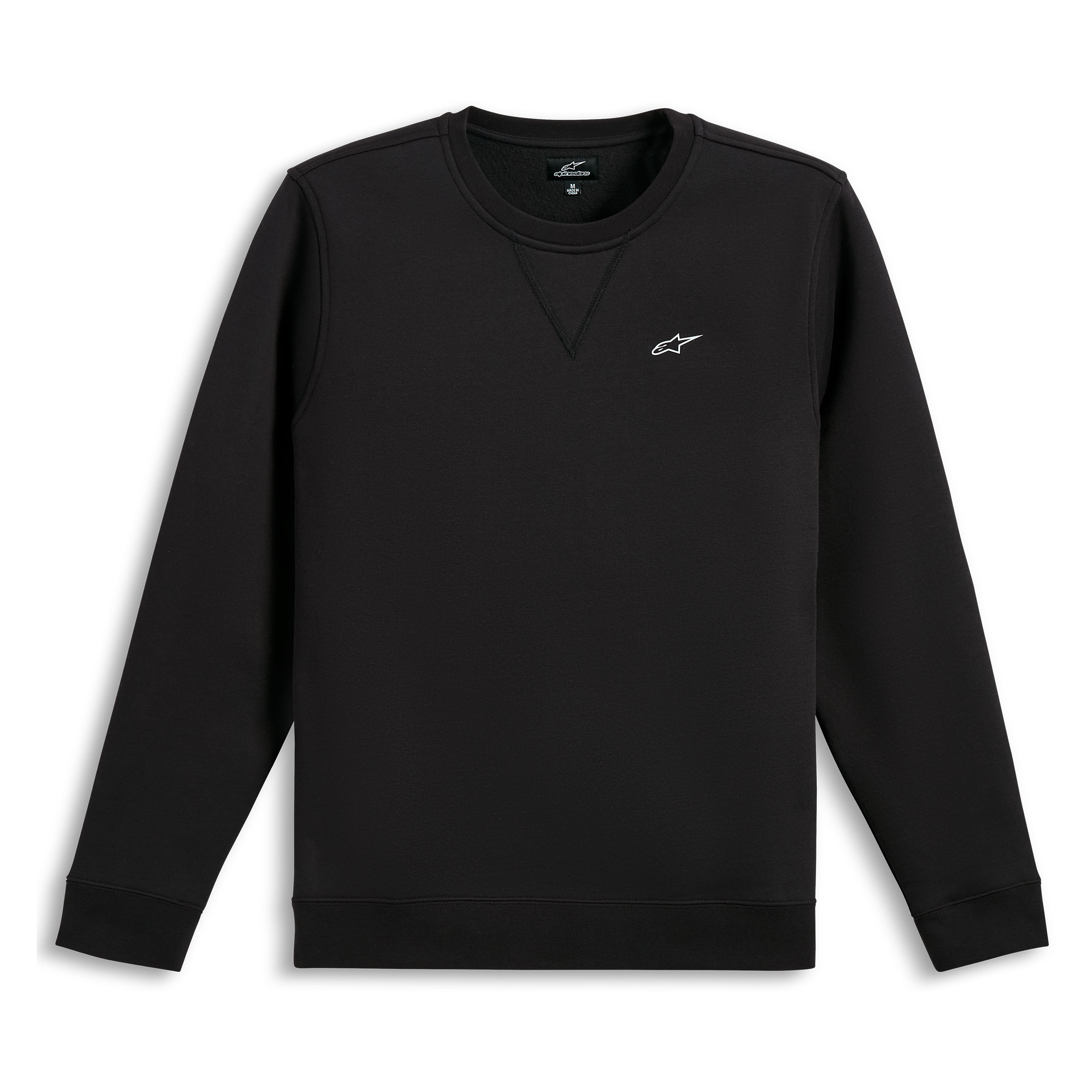Alpinestars Positive Crew Pullover schwarz L - Motorradbekleidung - Motorradbekleidung Herren