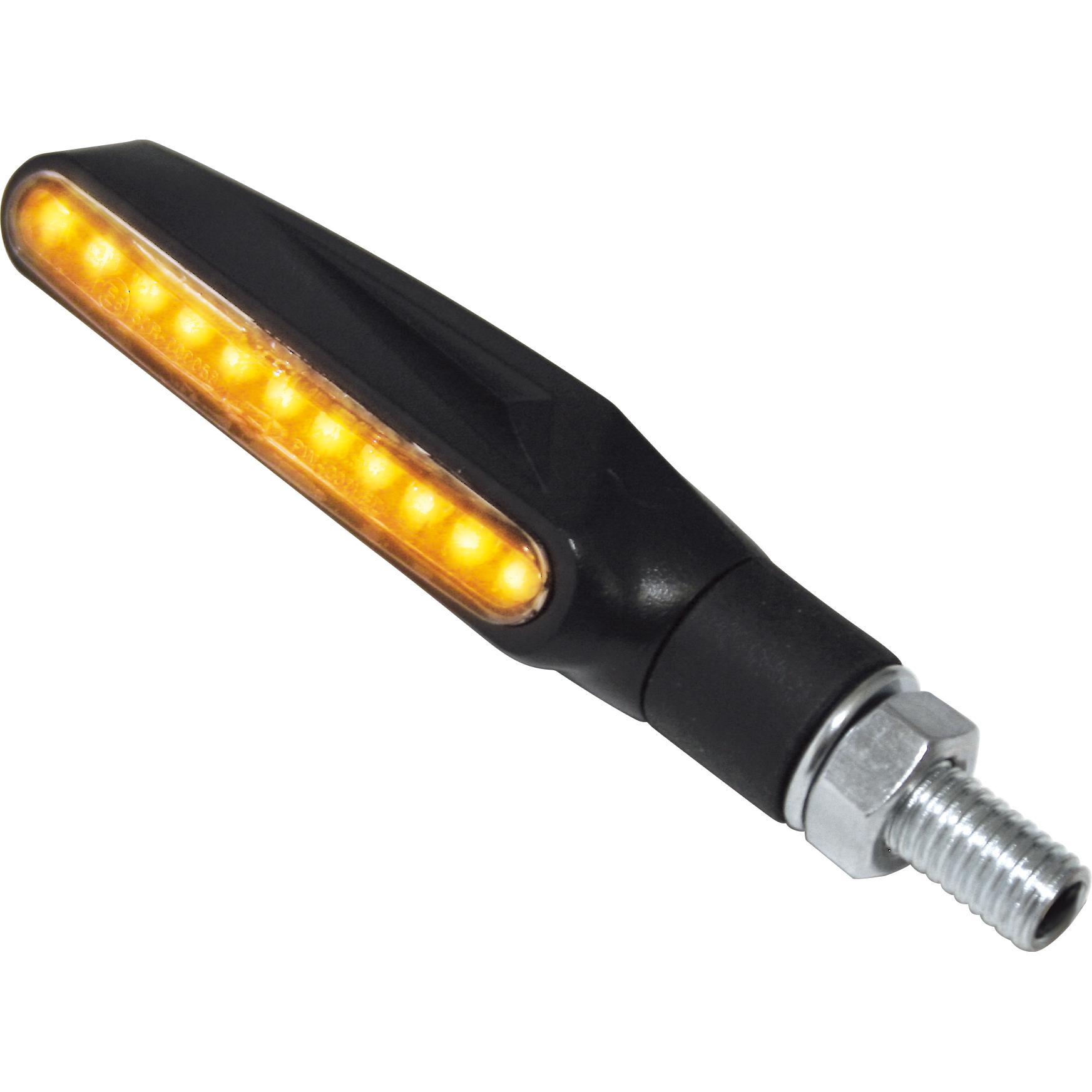 HIGHSIDER smart-LED Blinkerpaar Stix M8 schwarz, getöntes Glas-5706441020000940