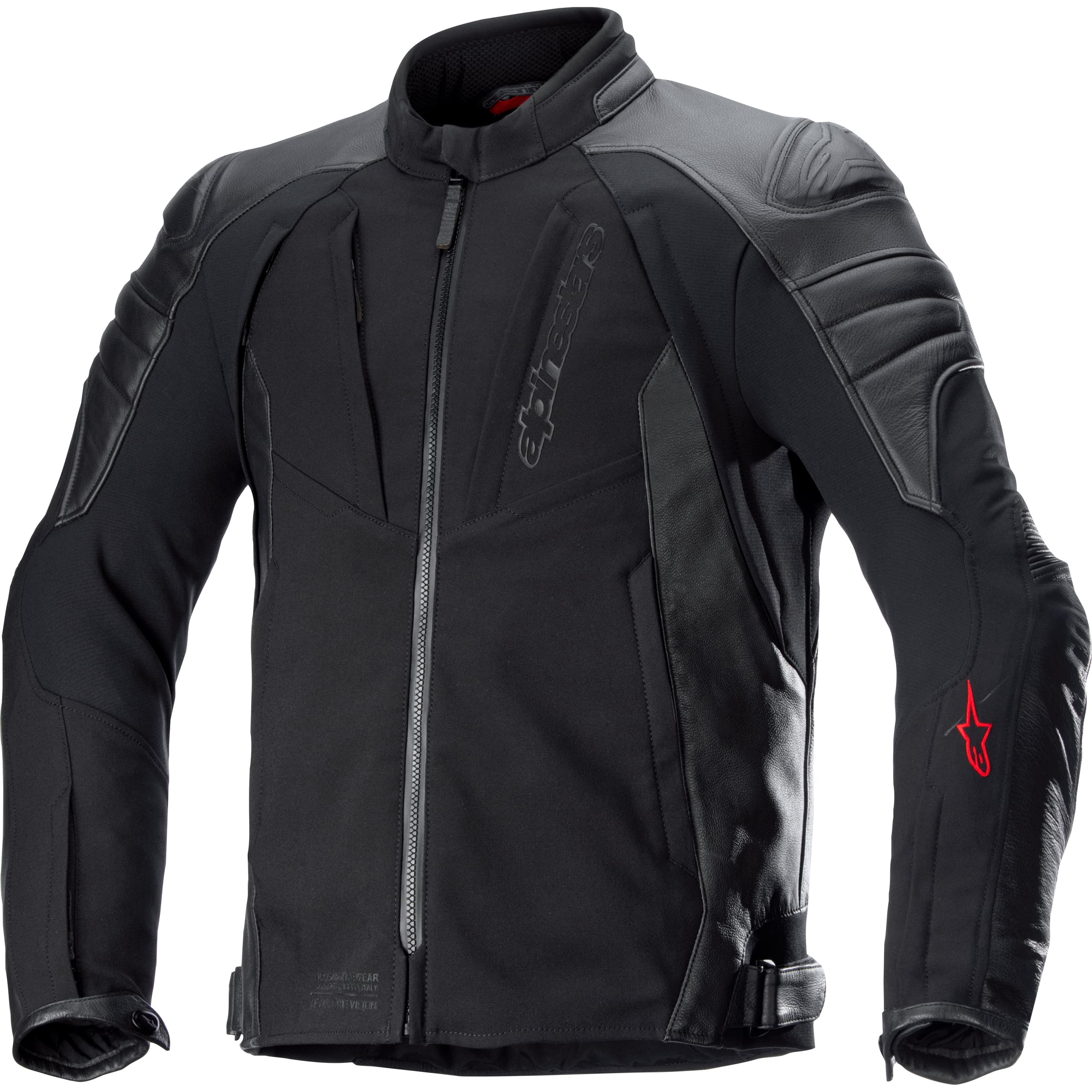 Alpinestars-Proton WP Lederjacke schwarz-1006471999001
