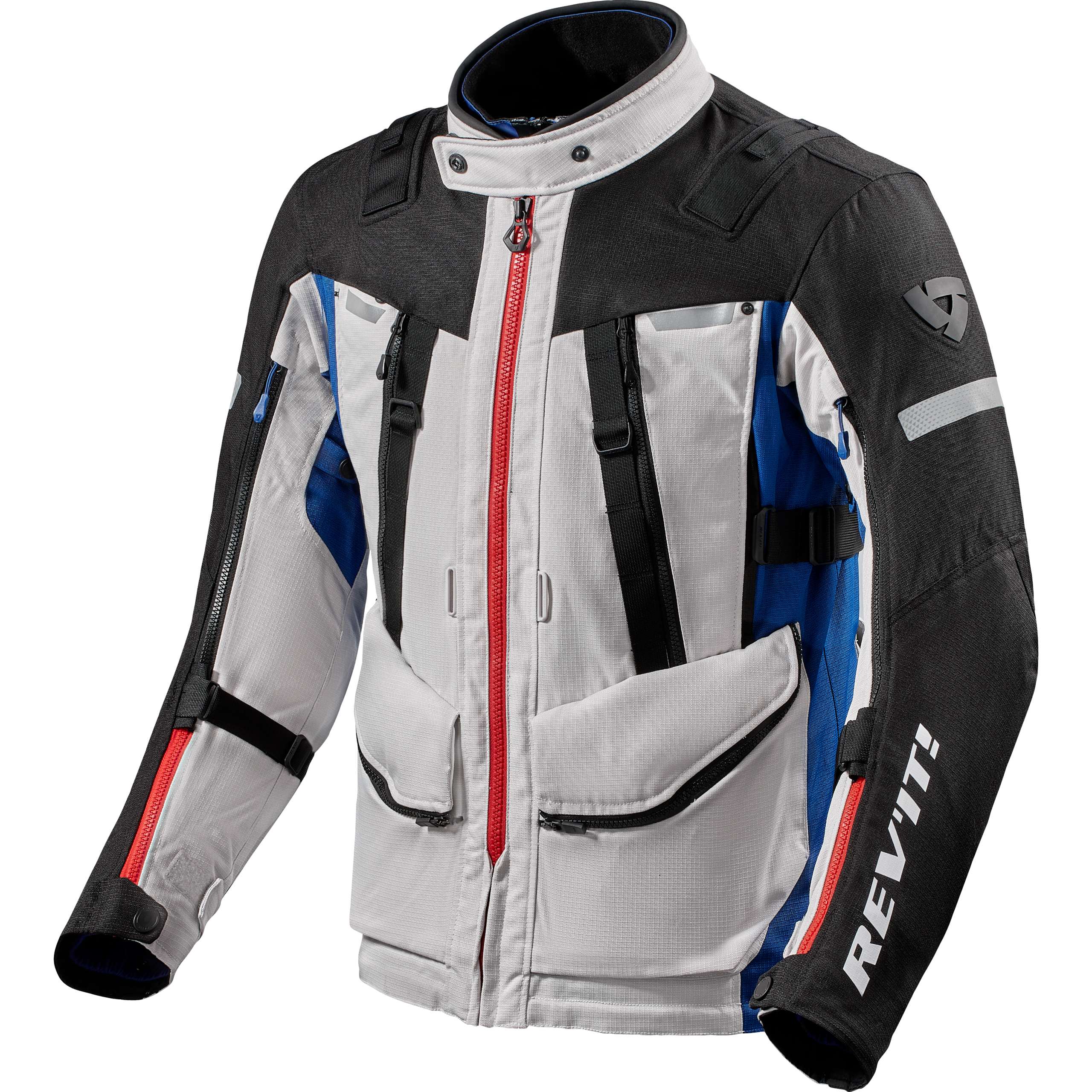 REV'IT!-Sand 4 H2O Textiljacke silber/blau XL-2016101999003011