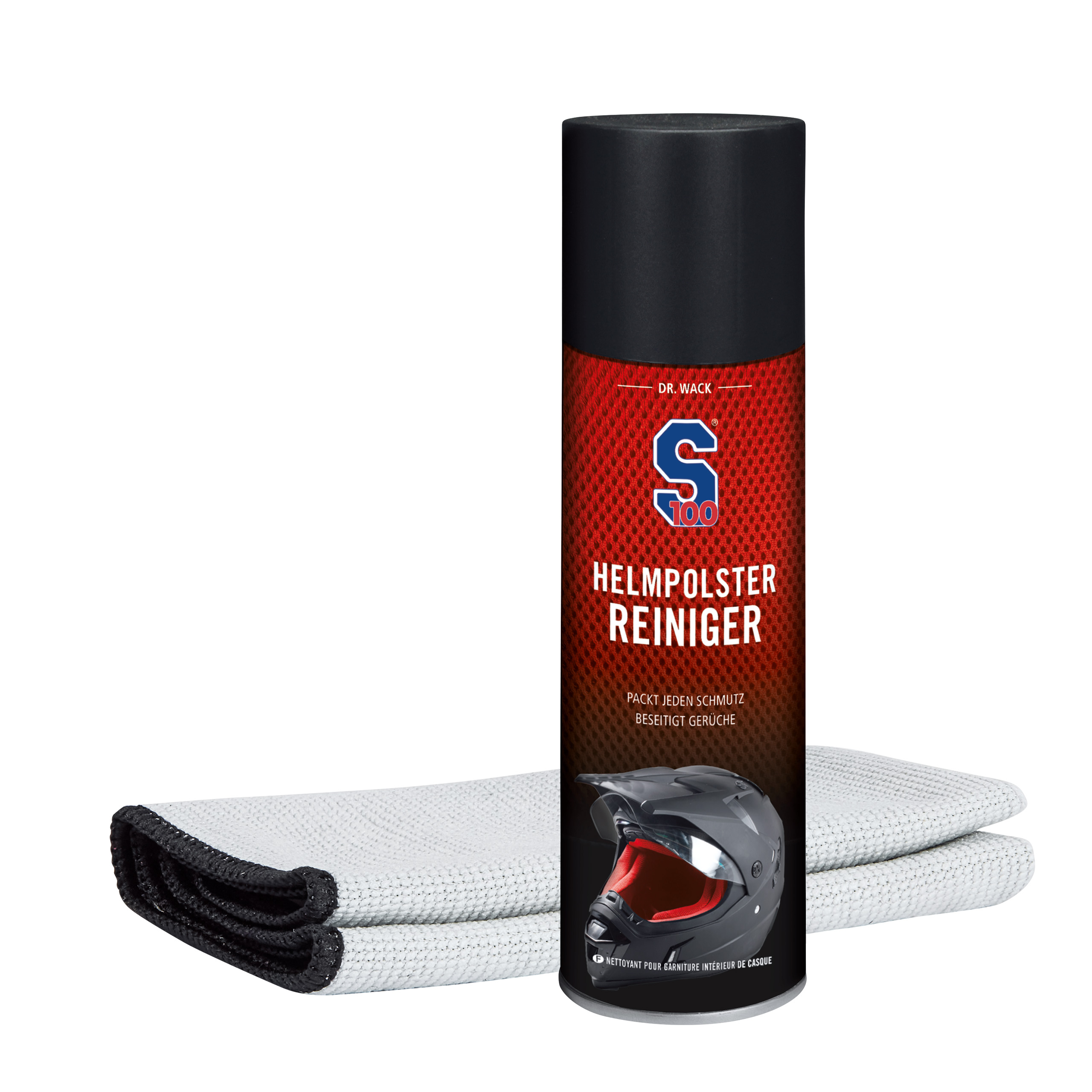 S100 Helmpolsterreiniger 300 ml inkl. Mikrofasertuch (gratis) - Helme & Brillen - Motorradhelme Zubehör