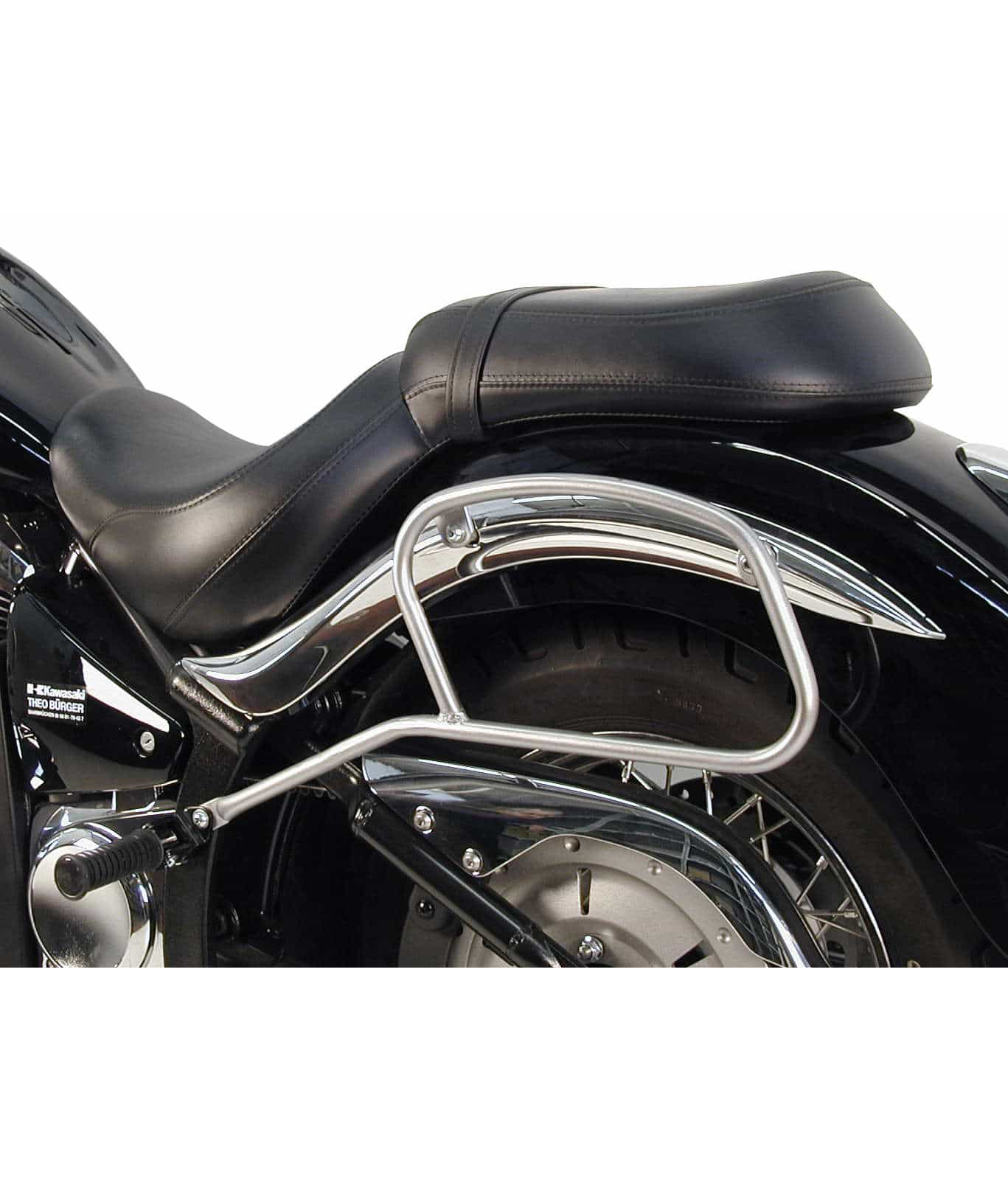 Hepco & Becker Packtaschenhalter chrom für Kawasaki VN 900 Classic/Custom - Motorradzubehör - Motorradgepäck