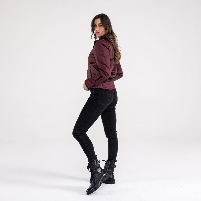 John Doe-Aero Mesh Damen Jacke bordeaux L-0001074005022010