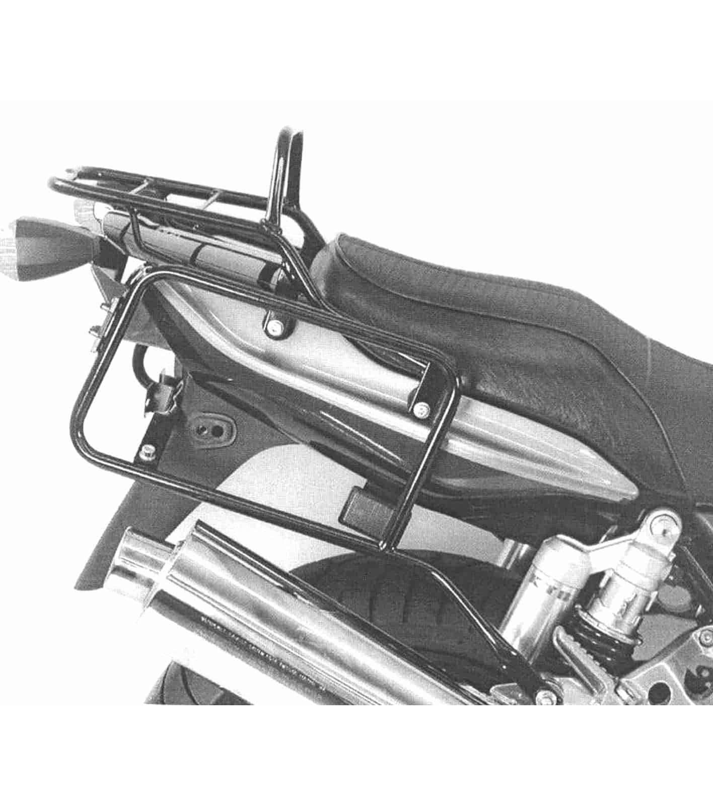 Hepco & Becker Seitenkofferträger schwarz für Kawasaki ZRX 1100 - Motorradzubehör - Motorradgepäck