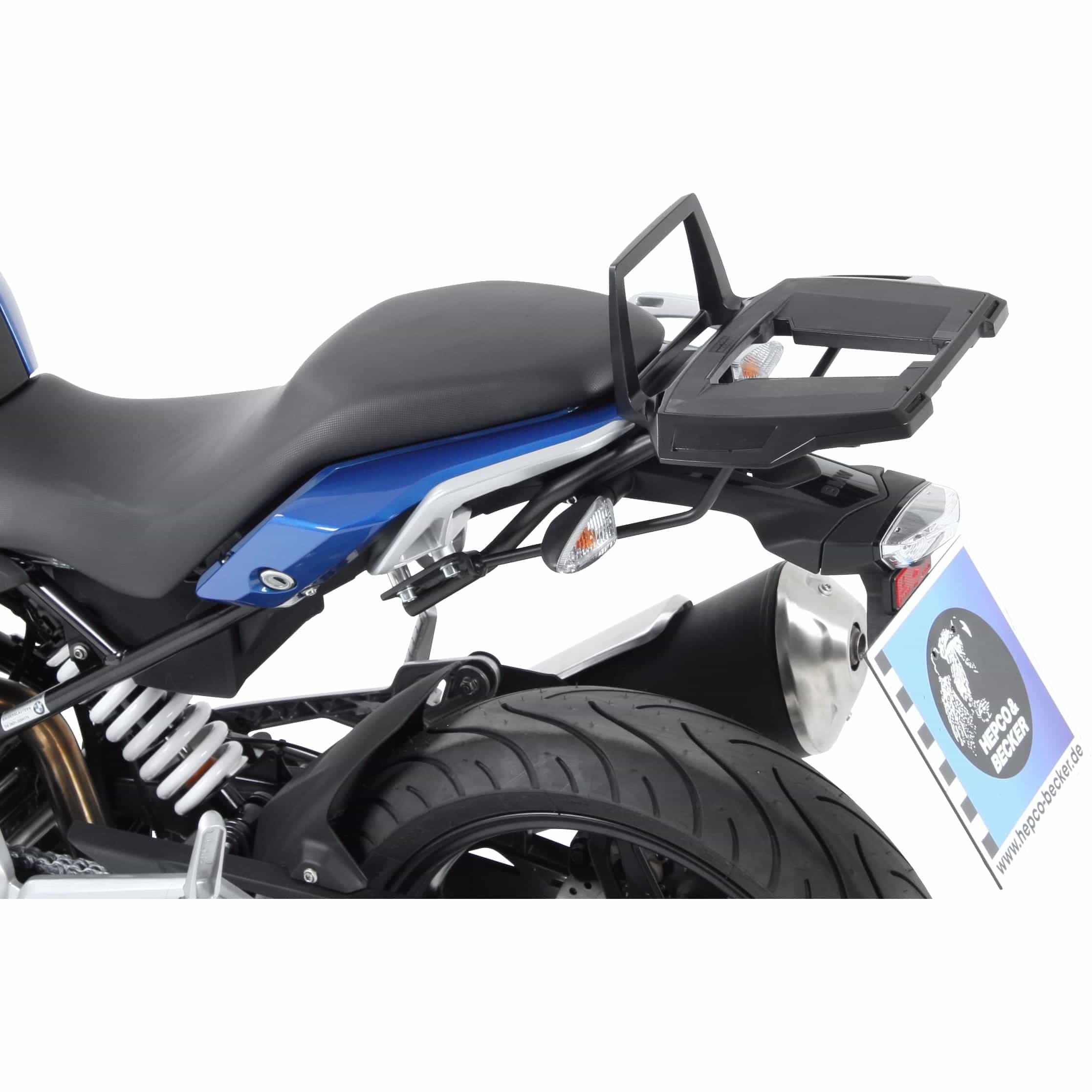 Hepco & Becker Alurack Gepäckbrücke schwarz für BMW G 310 R - Motorradzubehör - Motorradgepäck