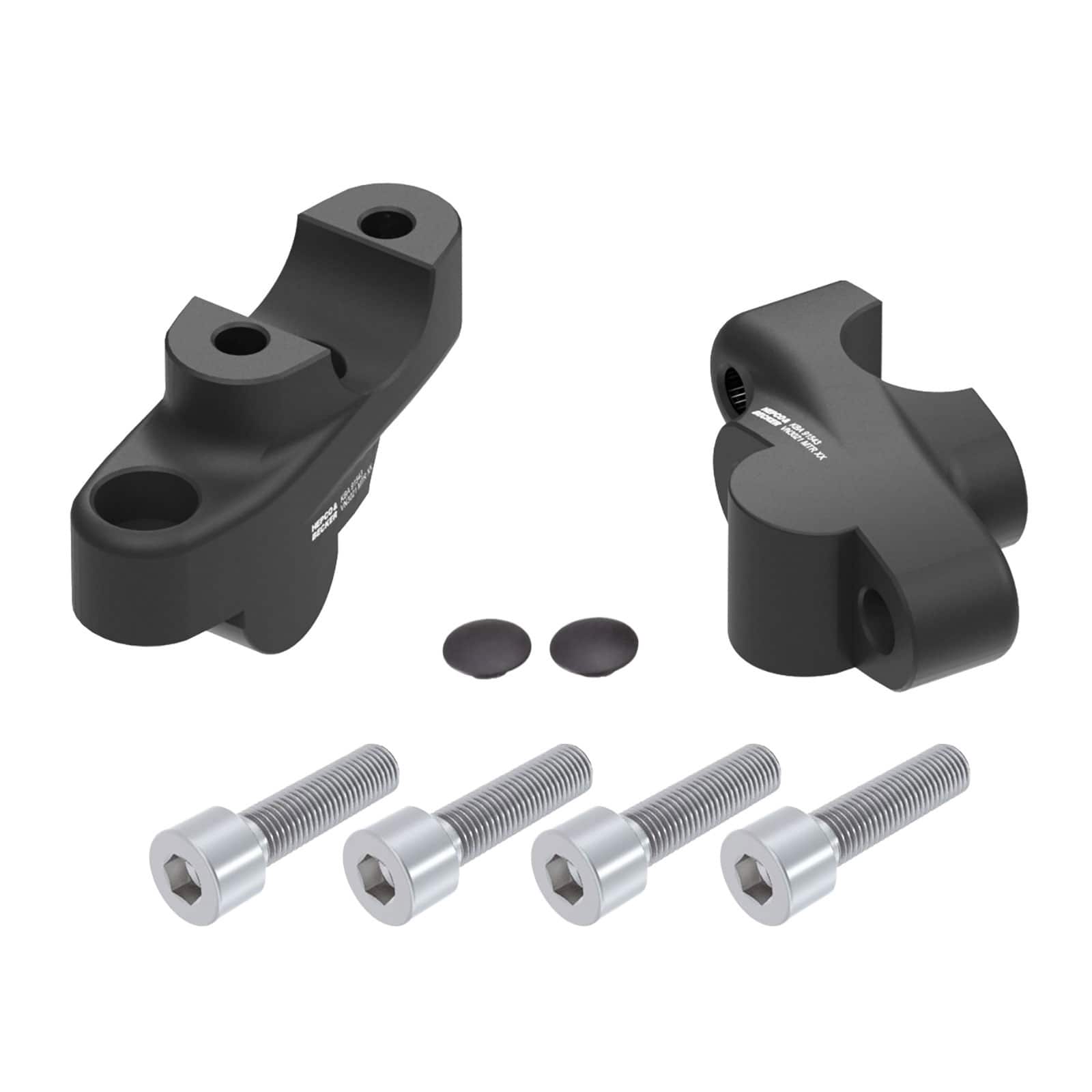 Hepco & Becker Lenkerverlegung 30/21mm black for CBF 600 S/N 2008-2013