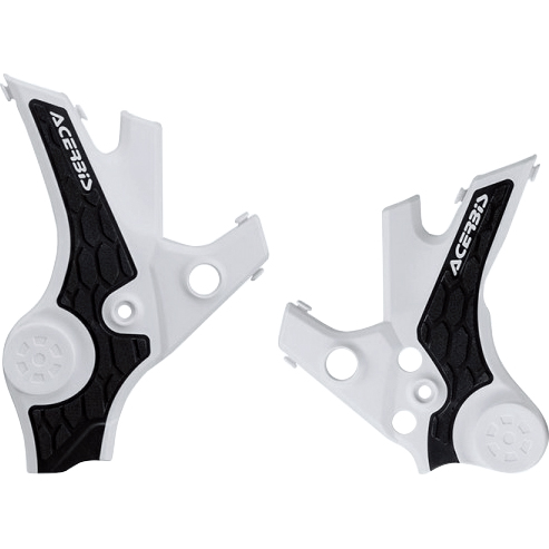 Acerbis Rahmenprotektorenpaar X-Grip weiß/schwarz für CRF 1100 Afric - Motorradteile & Ersatzteile - Anbauteile