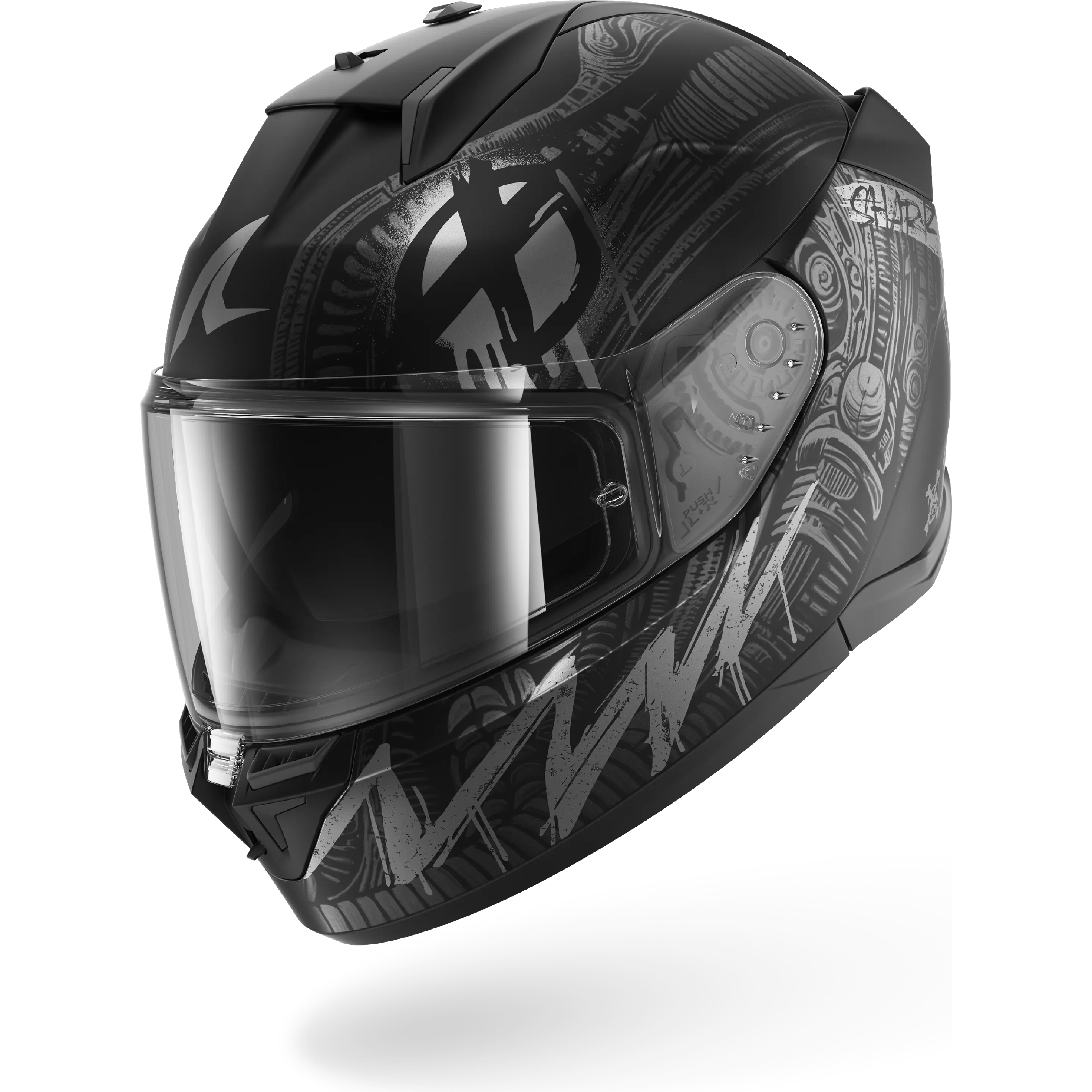 Shark helmets-D-Skwal 3 Shiver mattgrau XXL-4604041999038012
