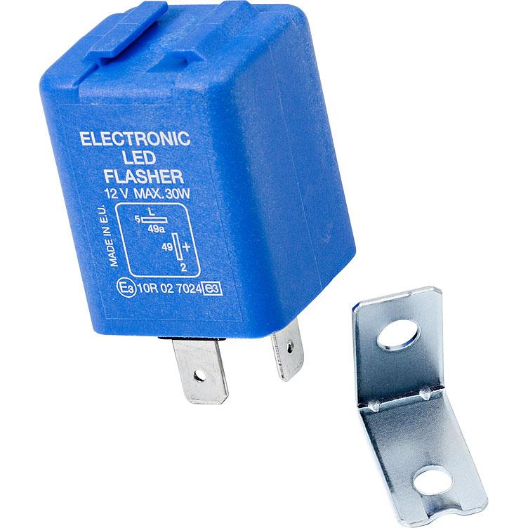 POLO Blinkgeber 12V 2-polig, 1-30 Watt - Motorradteile & Ersatzteile - Beleuchtung
