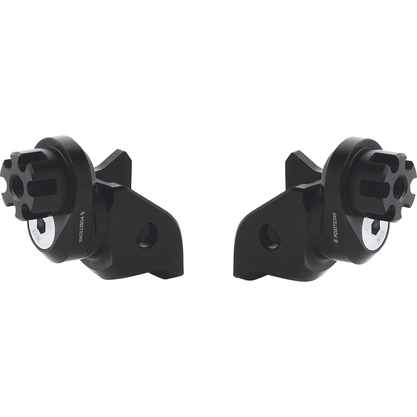 Rizoma-Fußrastengelenke Ø22mm verstellbar PE811B schwarz für Fahrer-5741201000003830