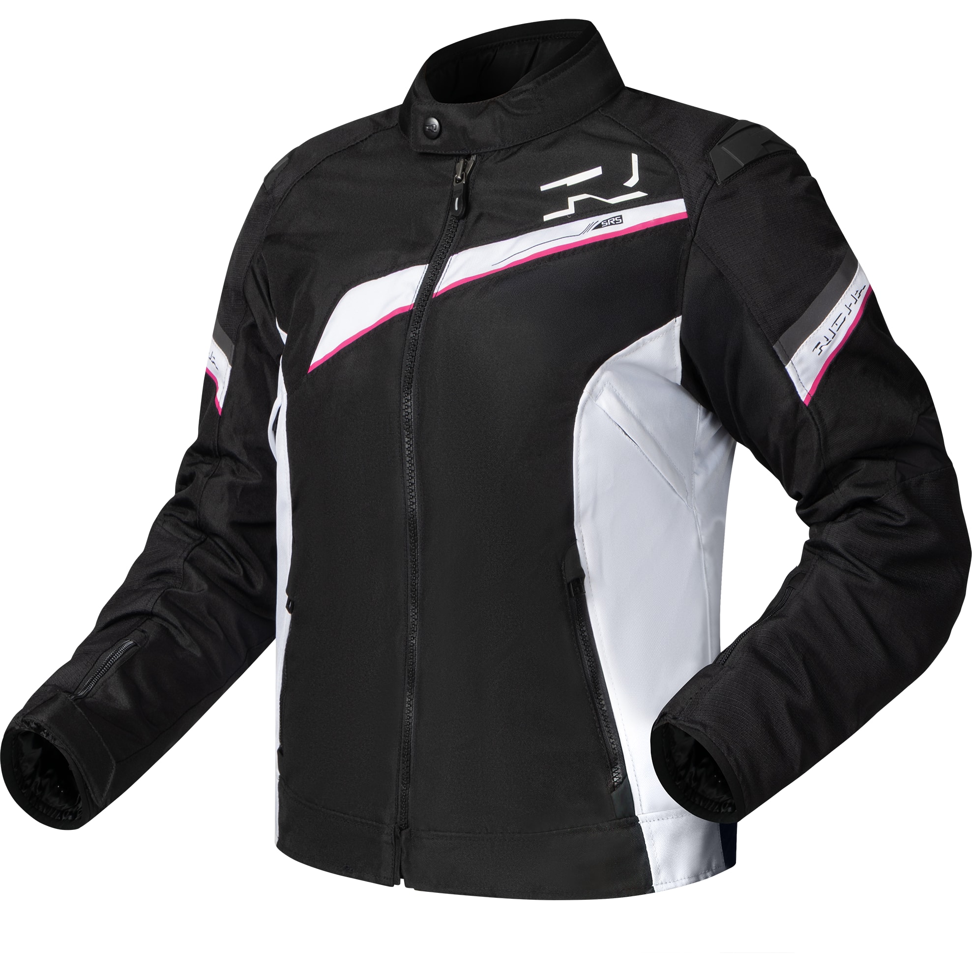 Richa Gotham 3 WP Damen Textiljacke schwarz/weiß/fuchsia S - Motorradbekleidung - Sport Motorradbekleidung