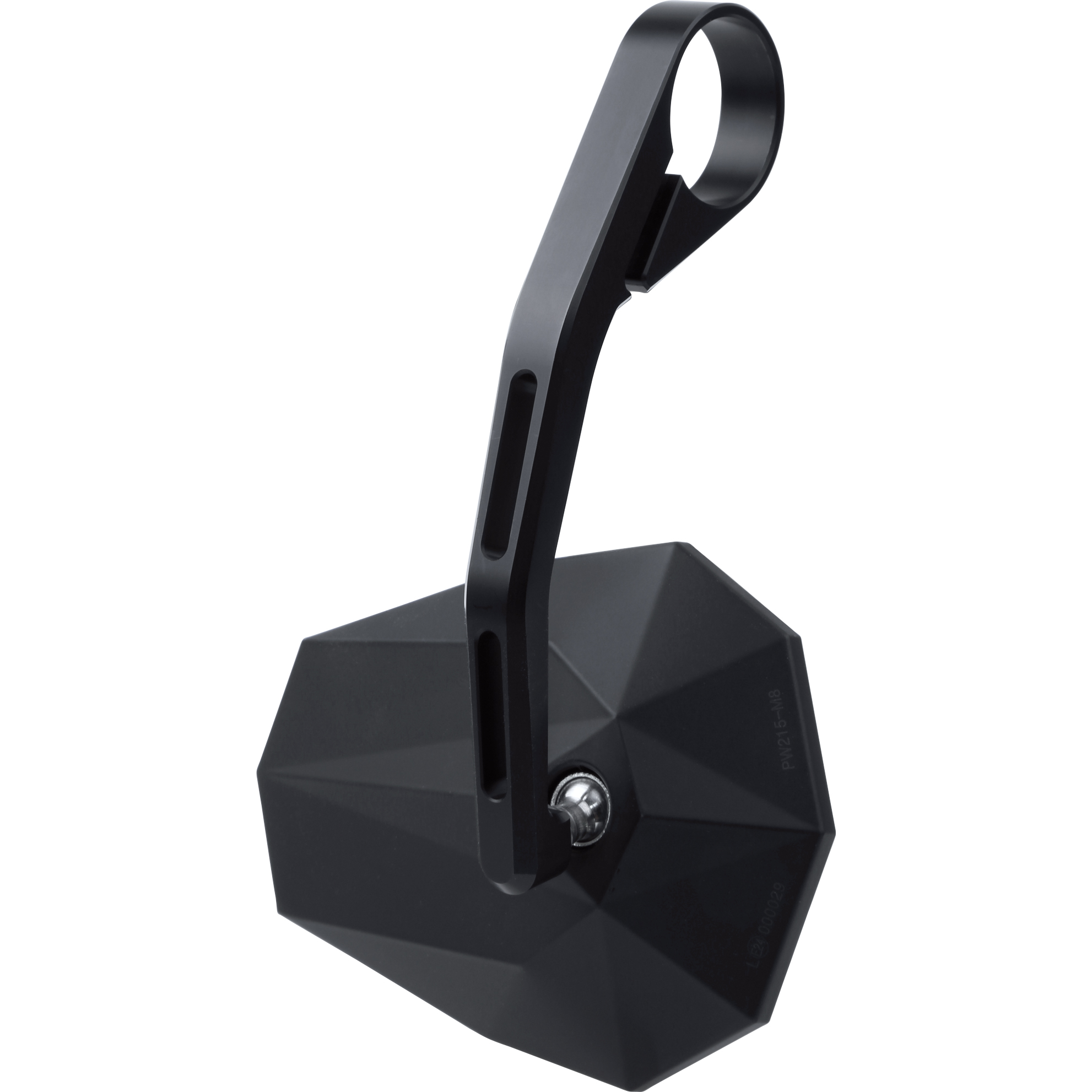 Highsider-Lenkerendenspiegel für 22/25,4/30mm Stealth X6 schwarz-5733351112004840