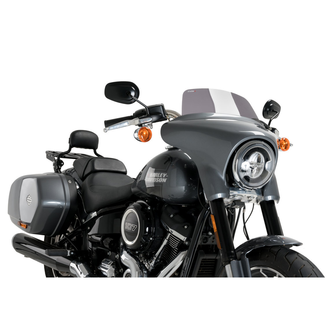 Puig Sportscheibe High-Road stark getönt für Harley-Davidson Spor - Motorradteile & Ersatzteile - Verkleidungen & Abdeckungen