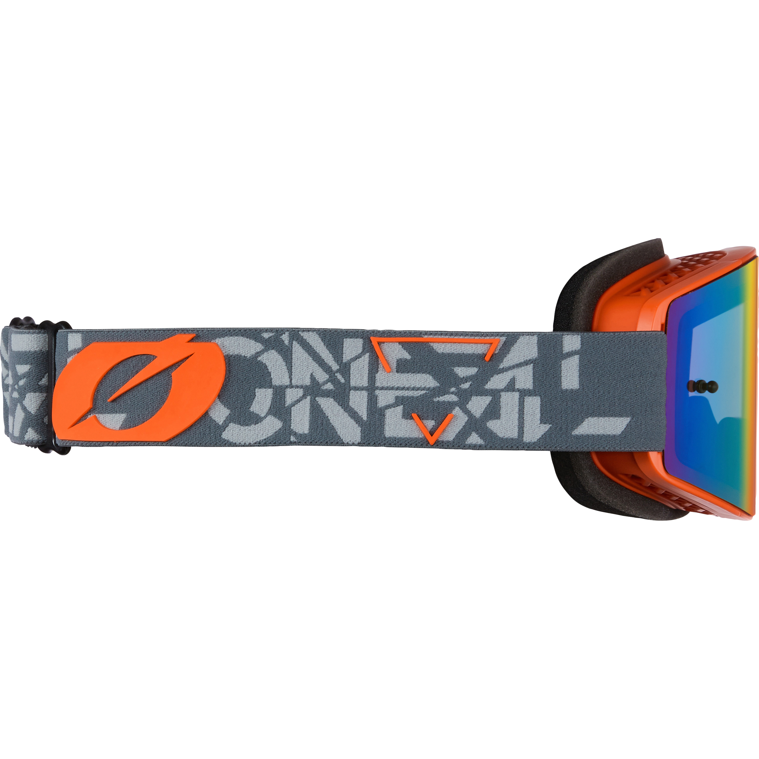 B-20 Flat Crossbrille Strain V.22 grau/orange/rot