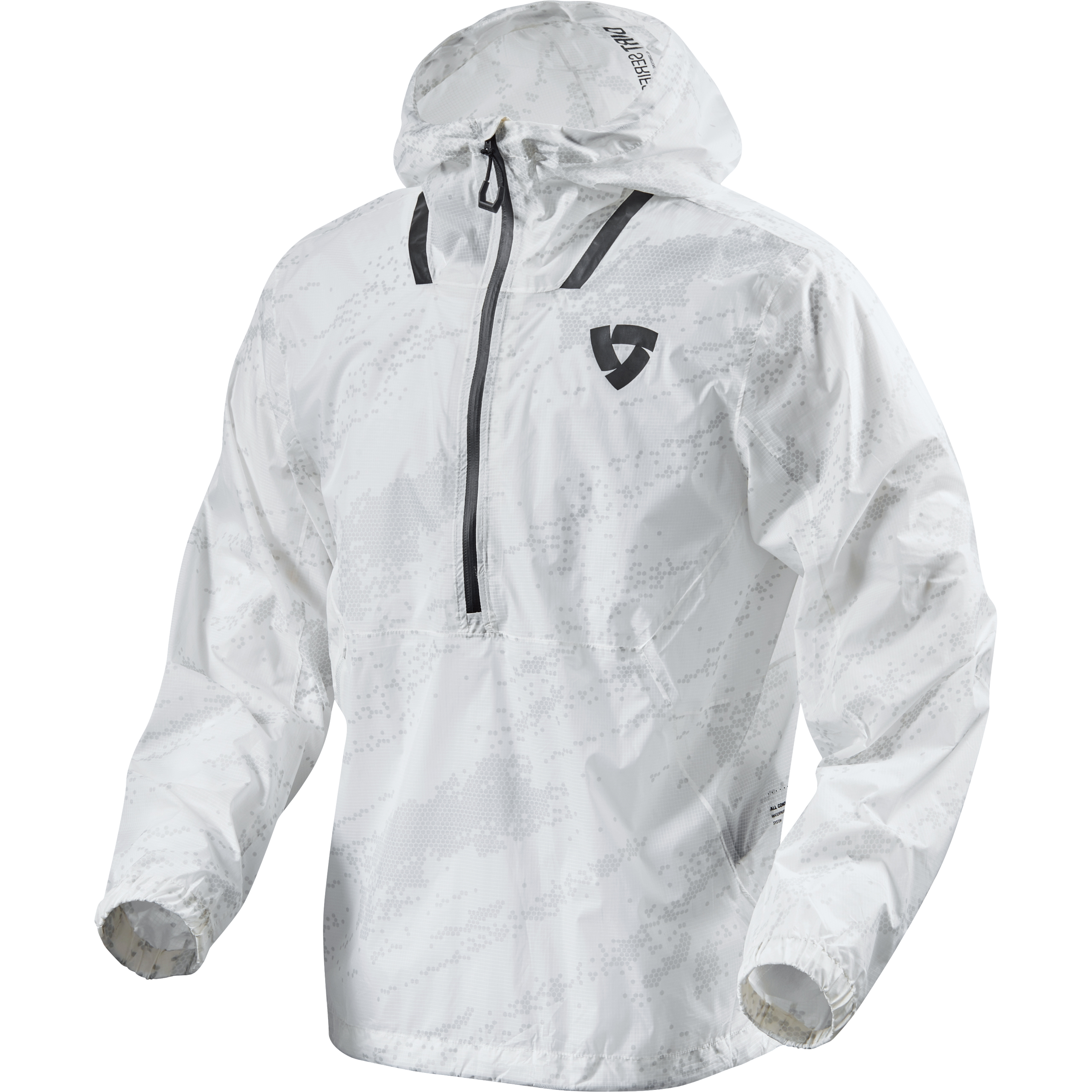 REV'IT!-Rain Smock Barrier Regenjacke transparent weiß XL-2016121999004011
