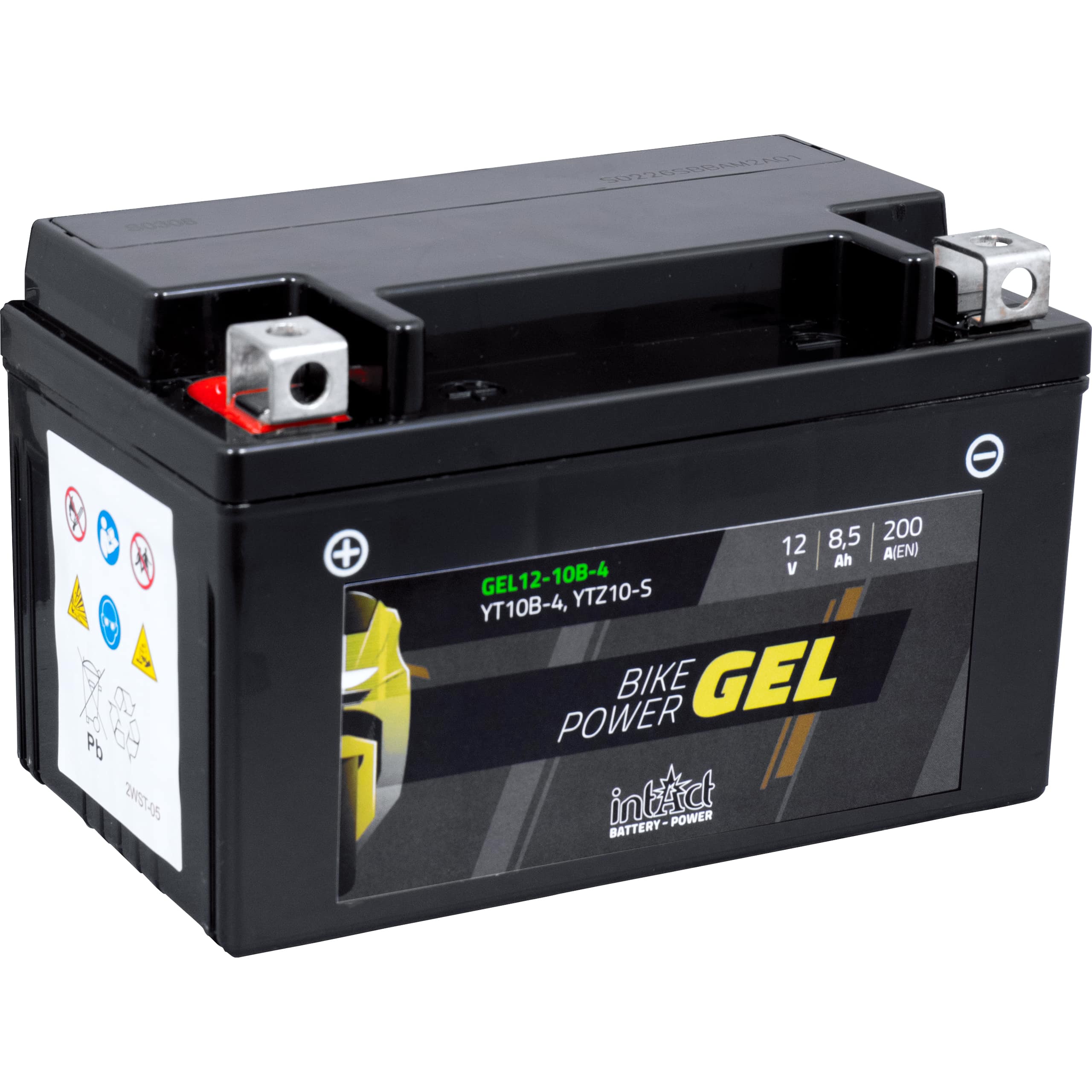 intAct Batterie Bike Power Gel geschlossen YTZ10S/YT10B-4 12V 8,5Ah - Motorradteile & Ersatzteile - Batterien