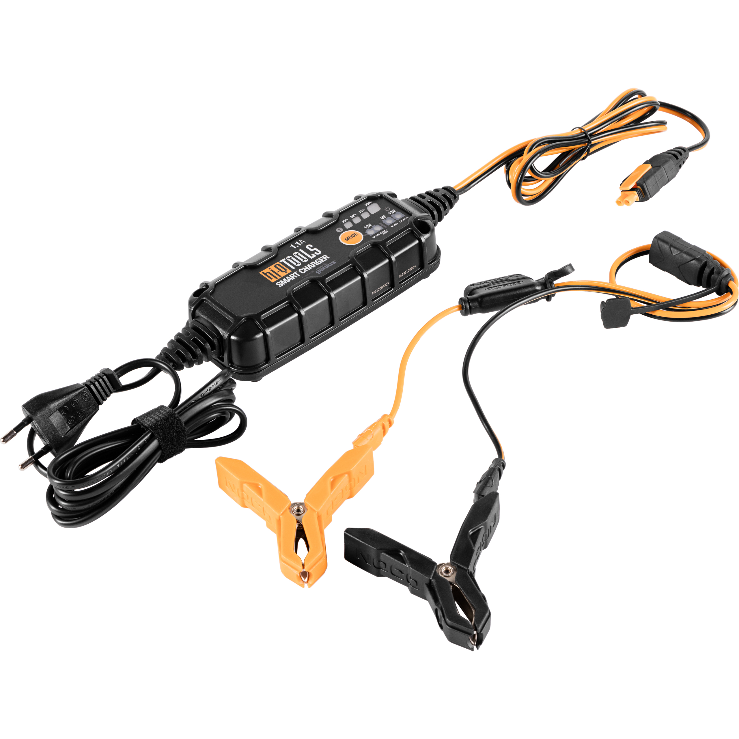 Hi-Q Tools-Batterieladegerät PM1100, 6/12V 1,1A, für Blei-Säure+Lithium-5728011184000911