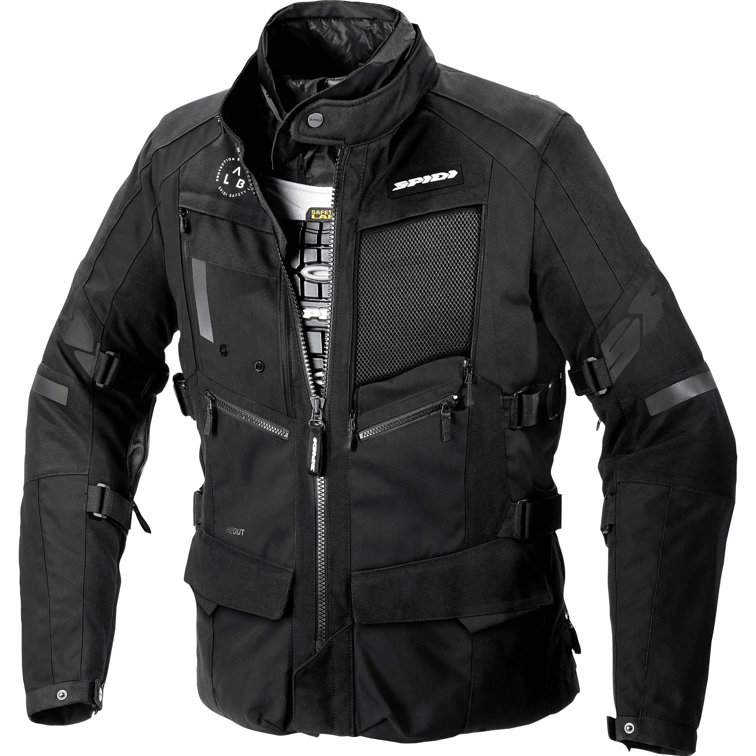 SPIDI-4 Season Evo H2Out Textiljacke schwarz S-2016361999001008