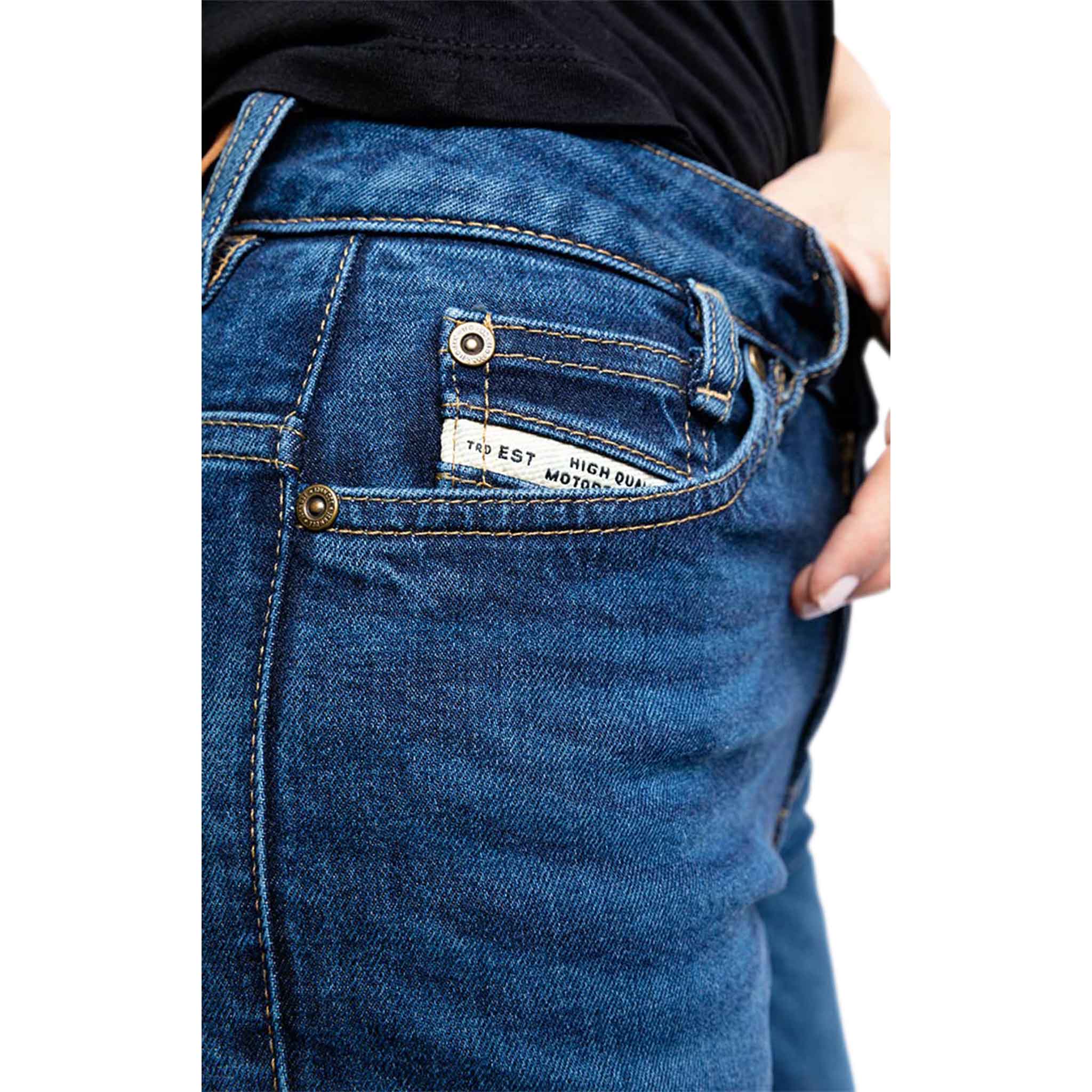 John Doe-Luna High Mono Damen Jeanshose dark blue used 25/34-2100031999003284