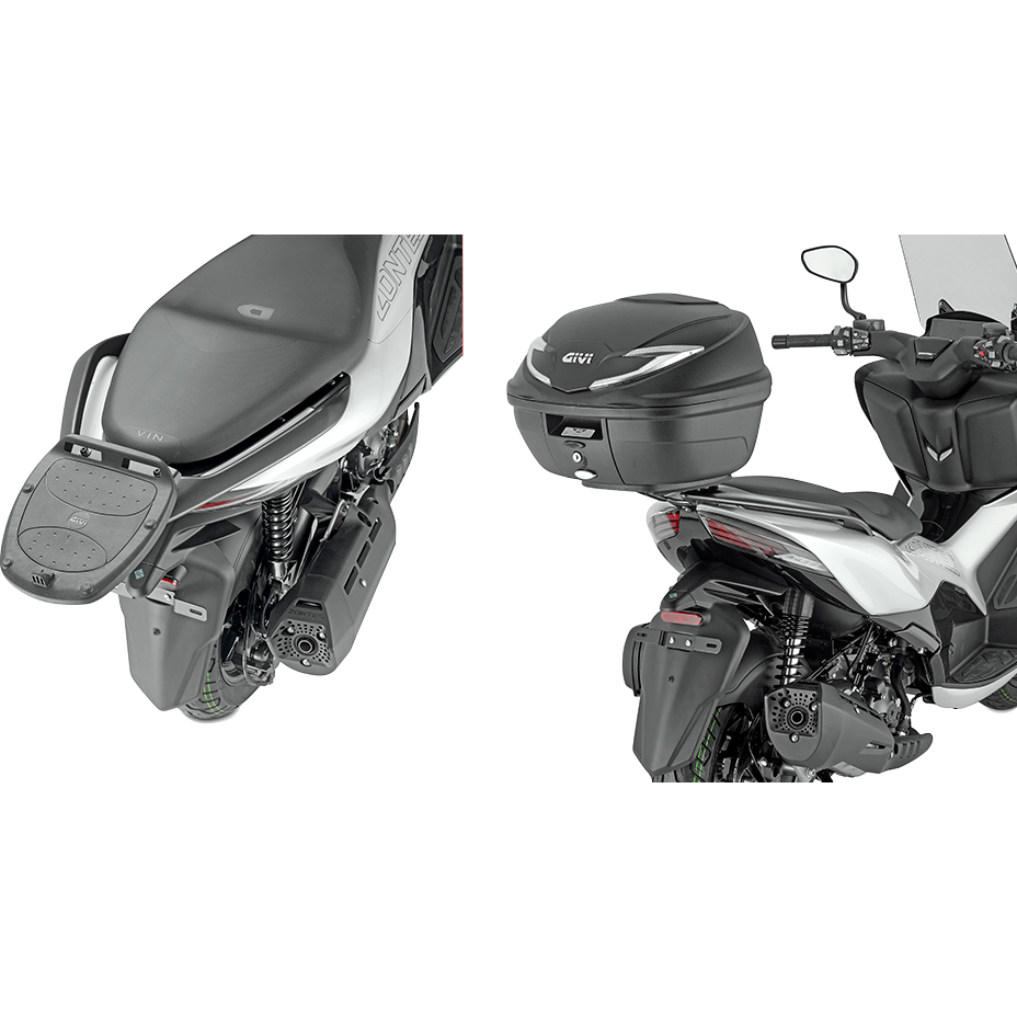 Givi Topcaseträger für Universalplatte SR7602 für Zontes 350D - Motorradzubehör - Motorradgepäck