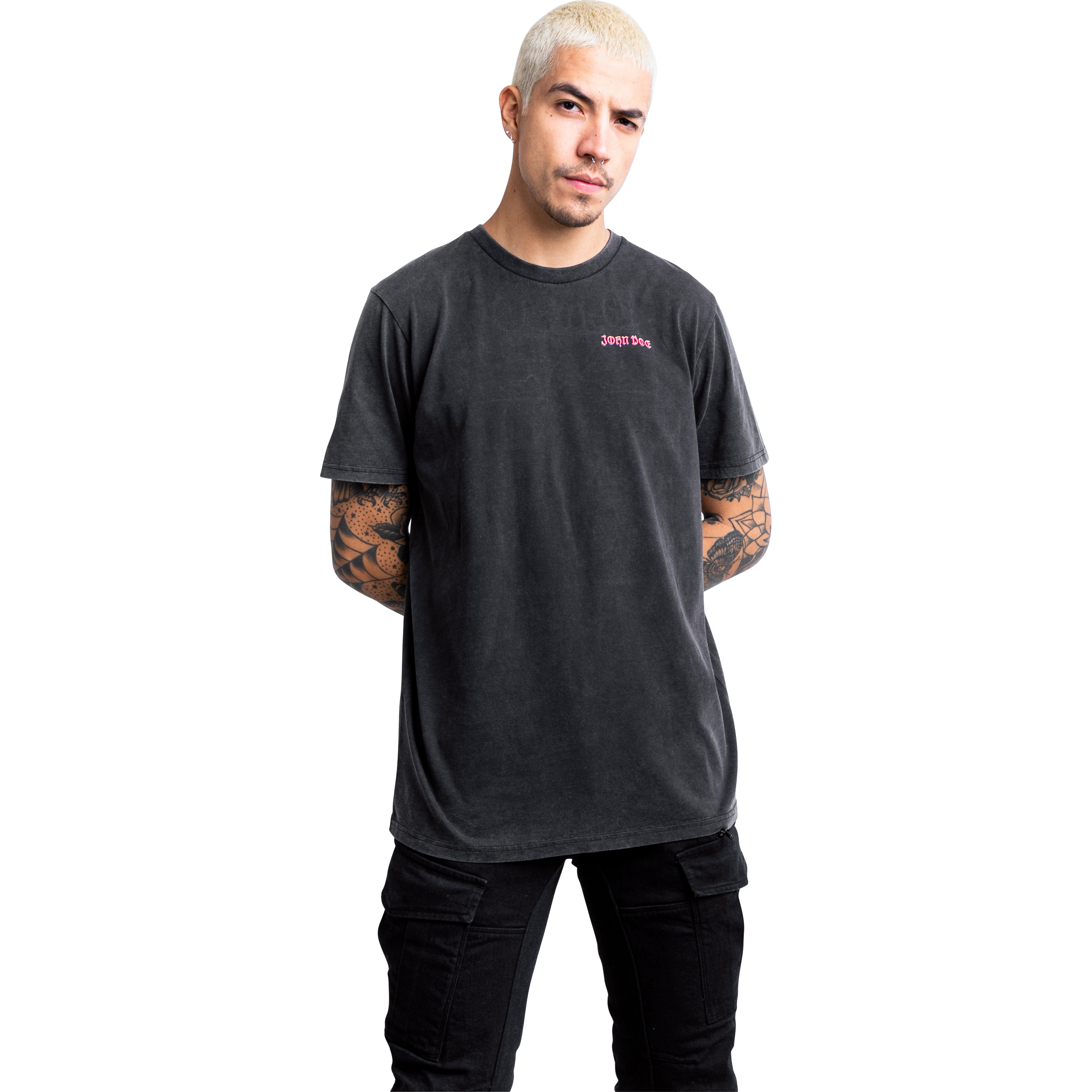 John Doe-T-Shirt Snake On Fire Fade Out schwarz-8021071999001