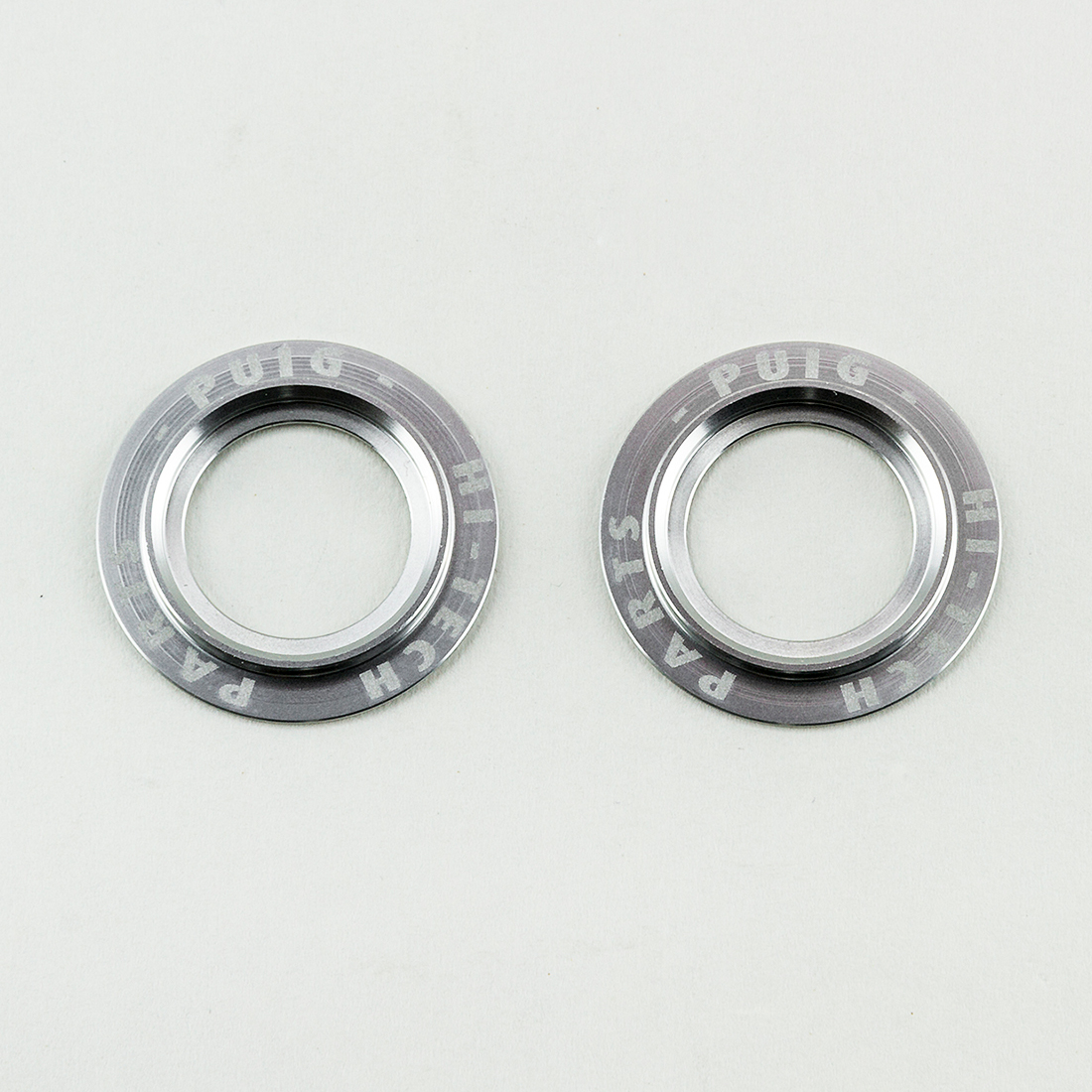Puig Aluminium rings for crash pad axle 20025P silver
